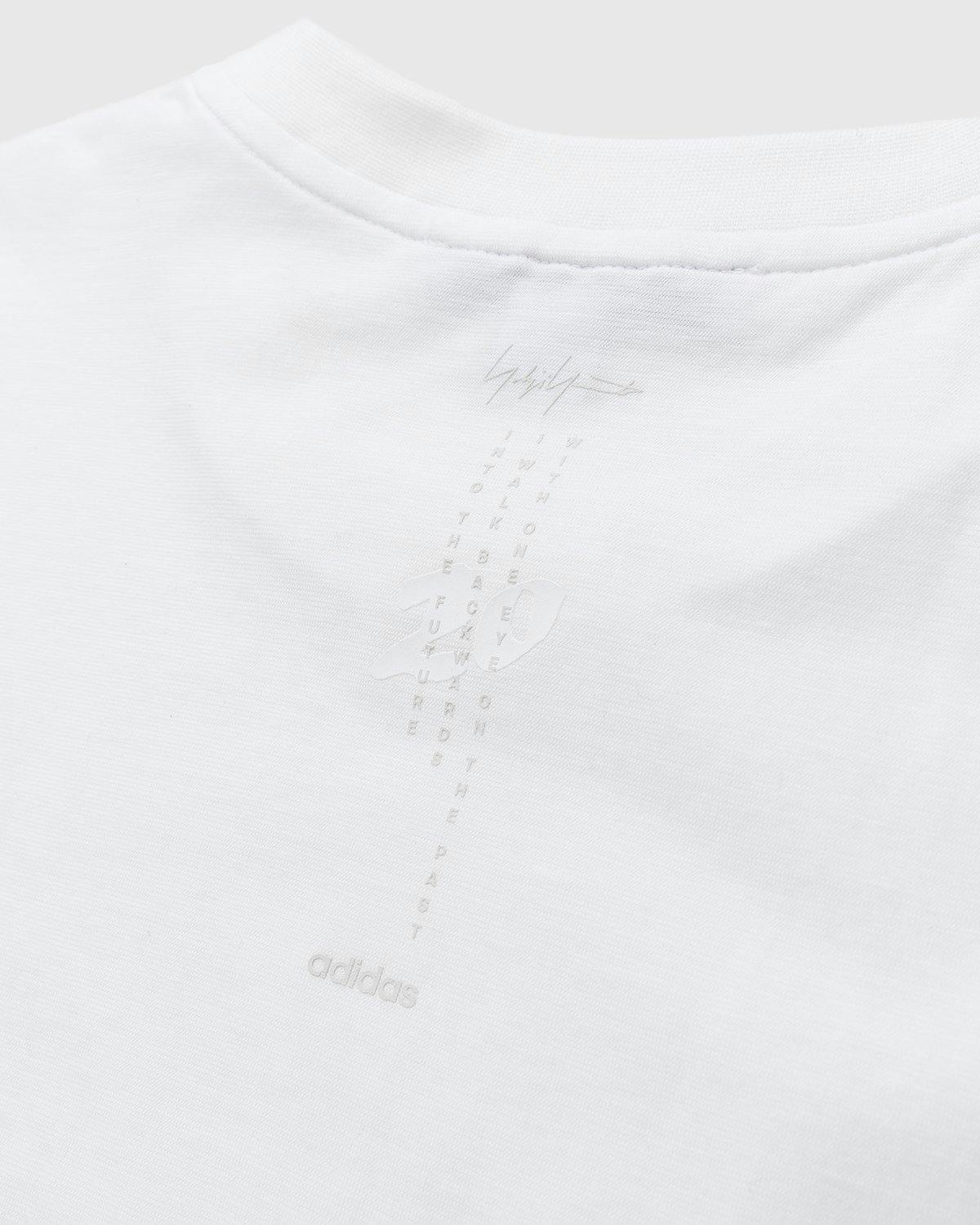 Y-3 - Logo T-Shirt White - Clothing - White - Image 4
