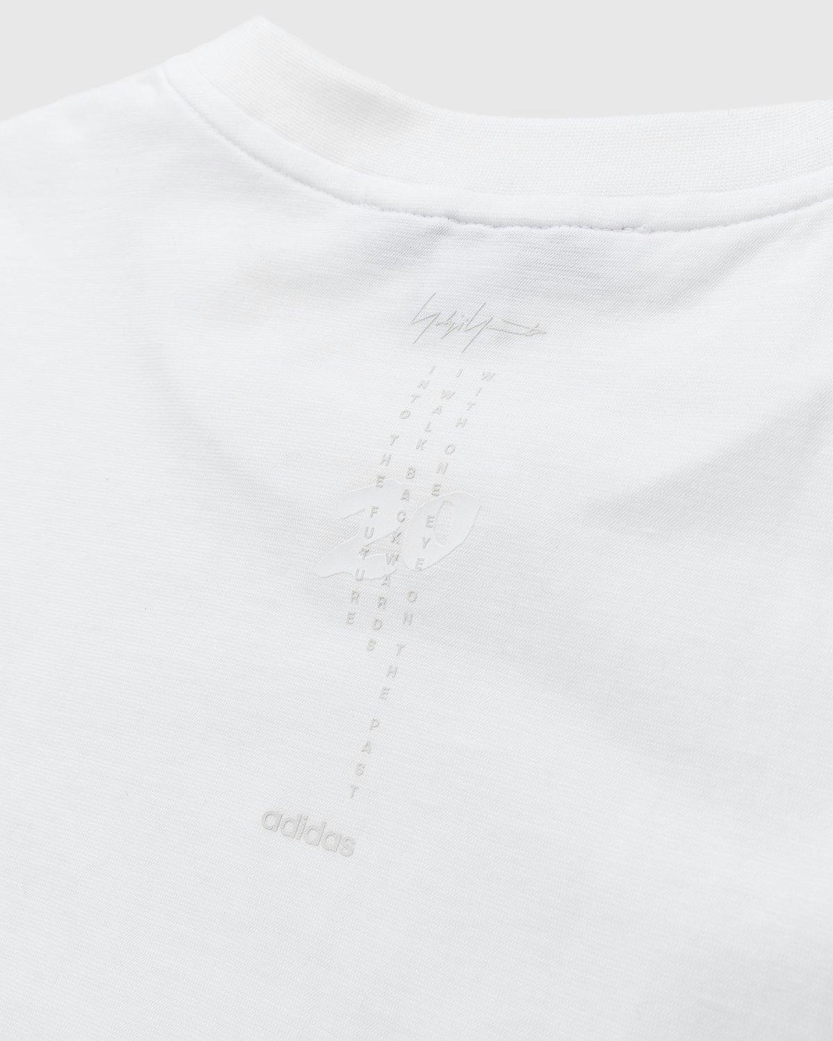 Y-3 - Logo T-Shirt White - Clothing - White - Image 4