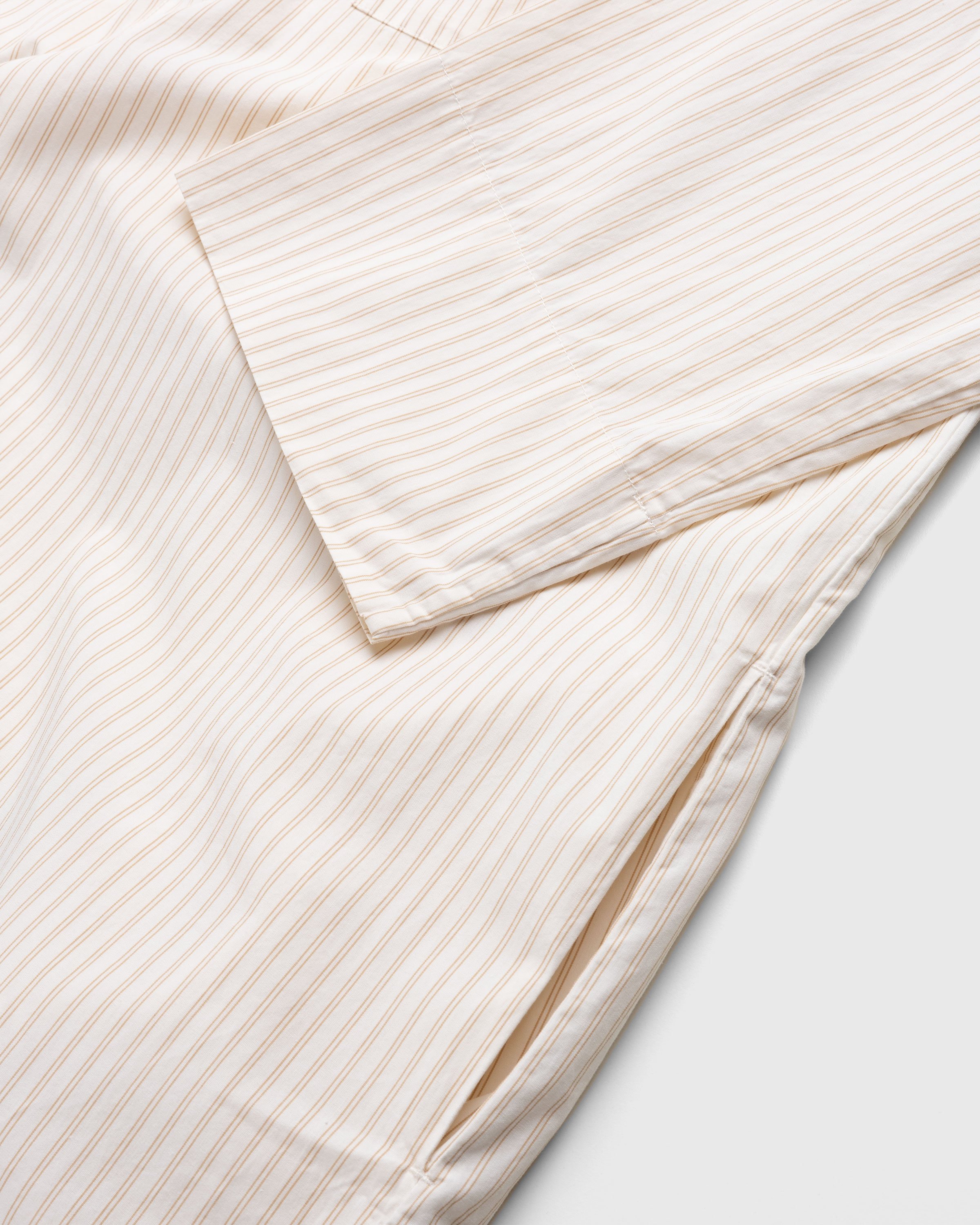 Birkenstock x Tekla - Poplin Kaftan Wheat Stripes - Clothing - Beige - Image 6