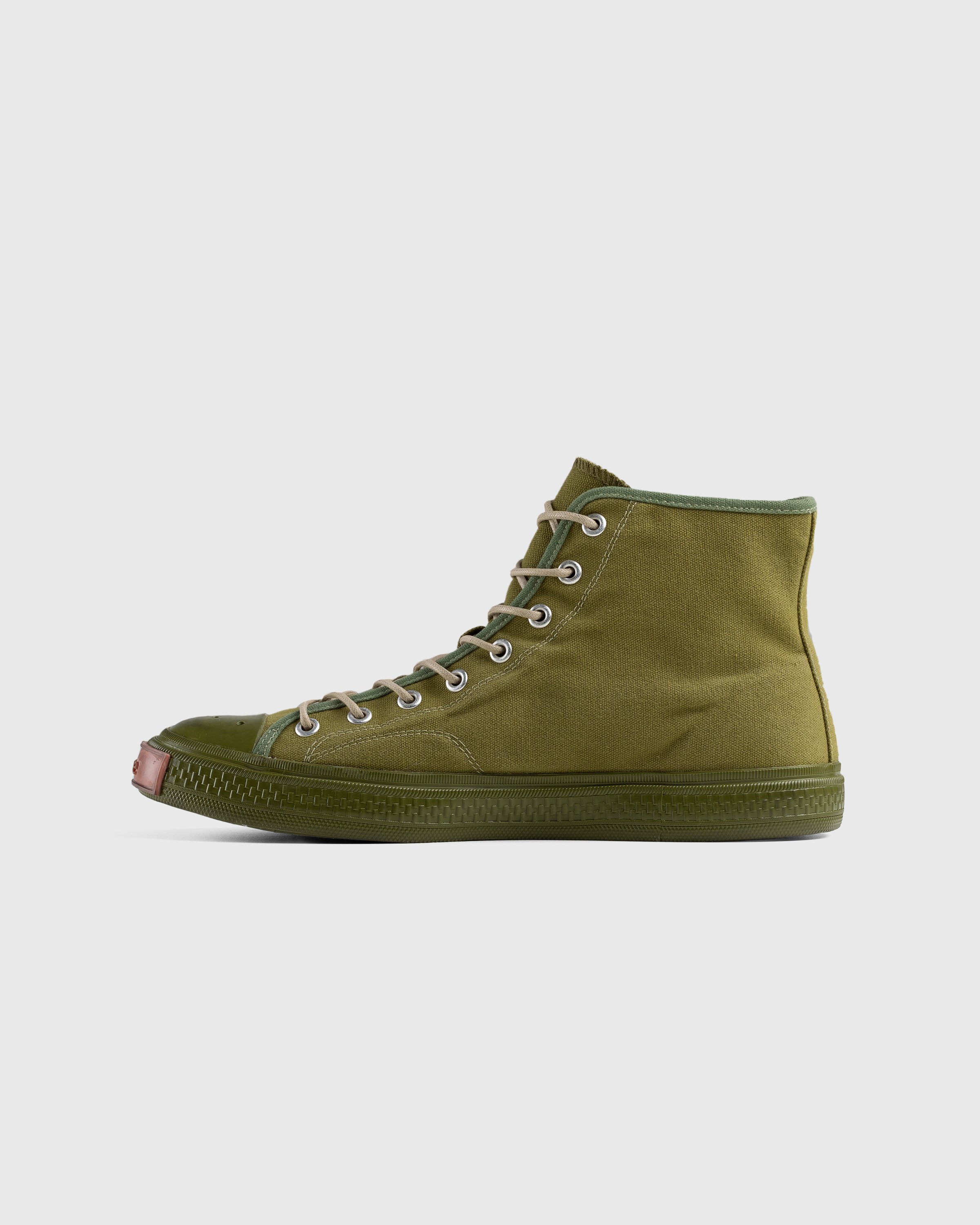Acne Studios - Ballow High-Top Sneakers Olive Green - Footwear - Green - Image 2