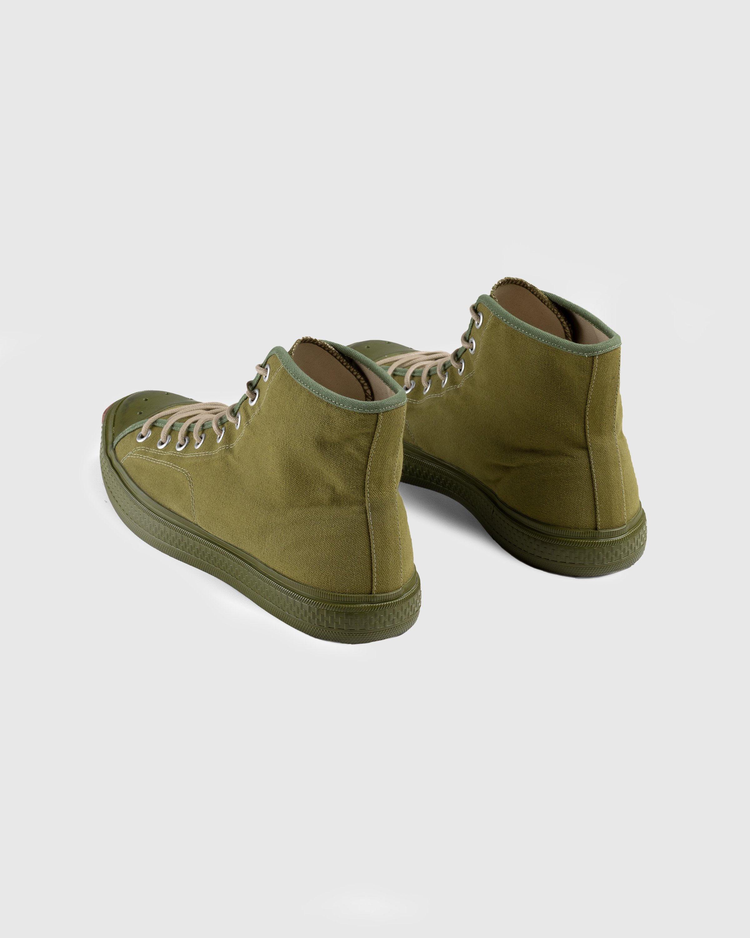 Acne Studios - Ballow High-Top Sneakers Olive Green - Footwear - Green - Image 4