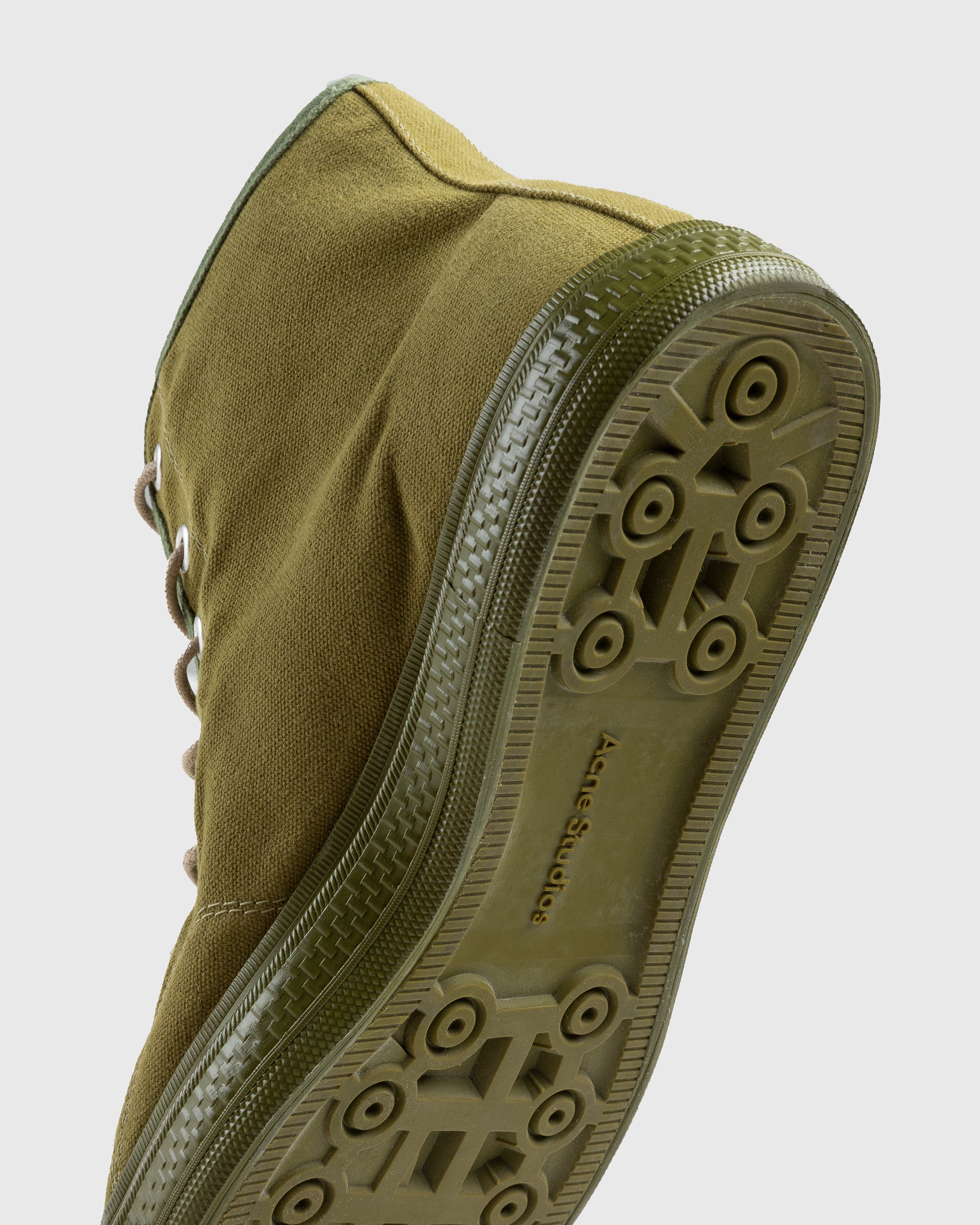 Acne Studios - Ballow High-Top Sneakers Olive Green - Footwear - Green - Image 6