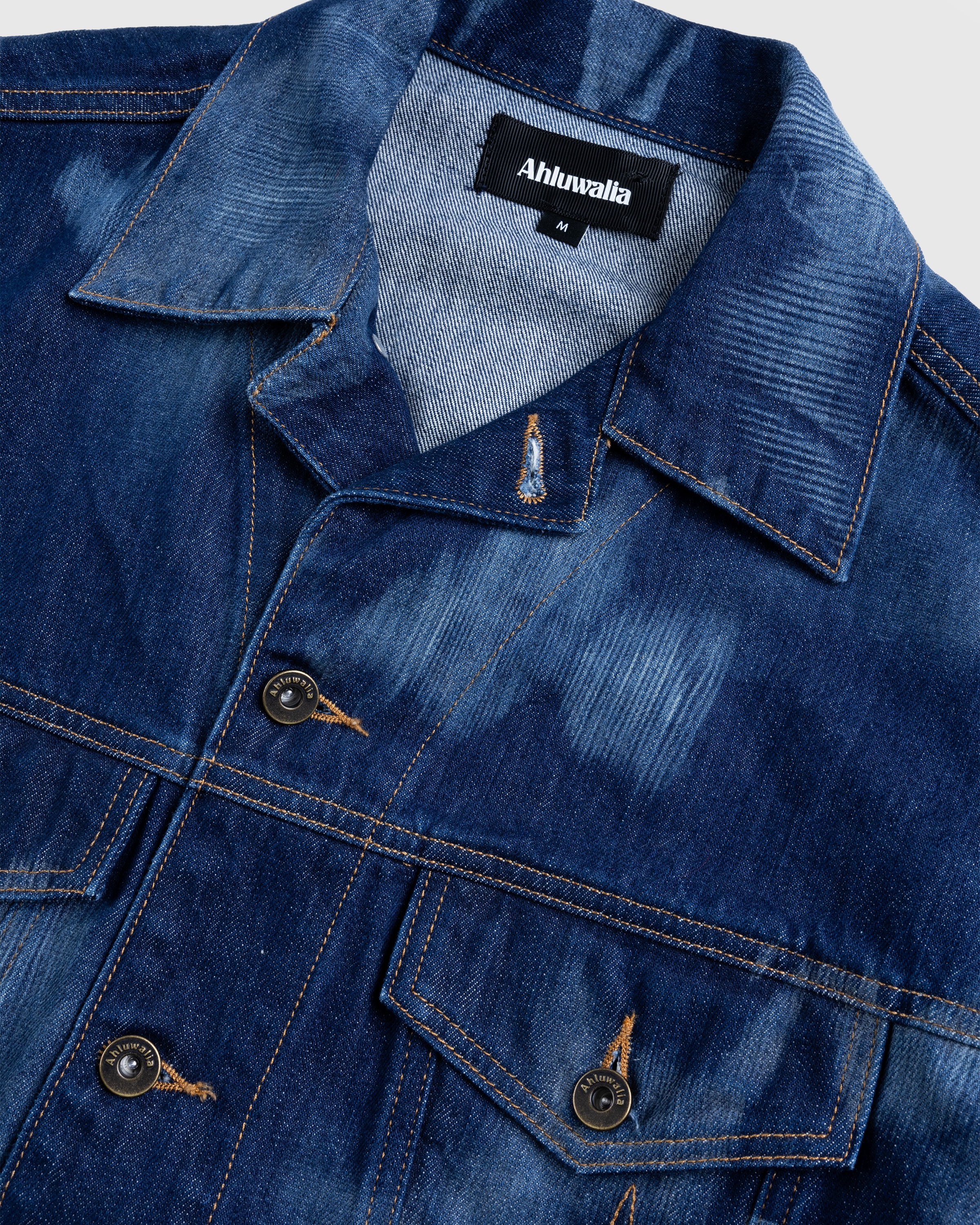 Ahluwalia - Signature Denim Jacket Indigo - Clothing - Blue - Image 7