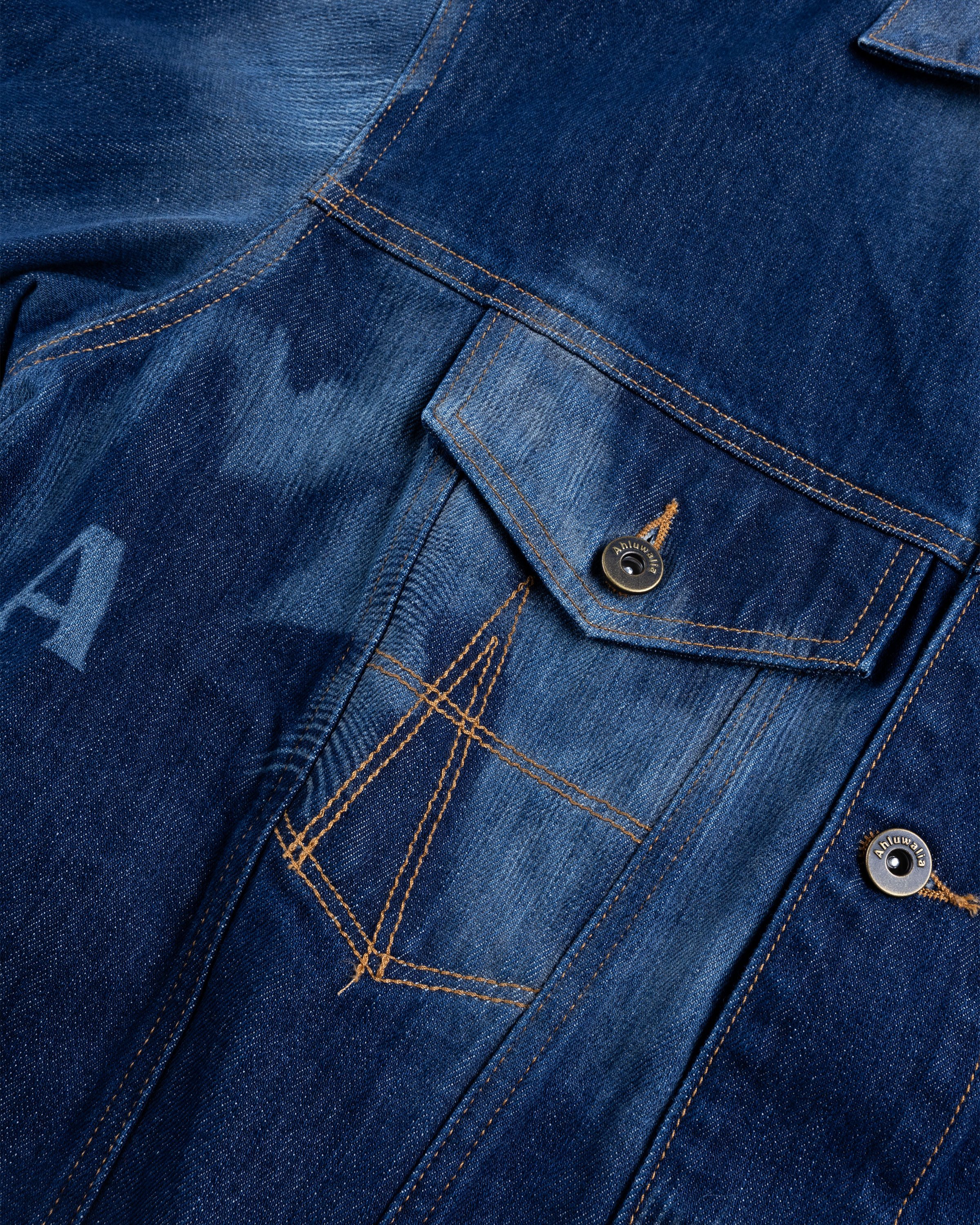 Ahluwalia - Signature Denim Jacket Indigo - Clothing - Blue - Image 8