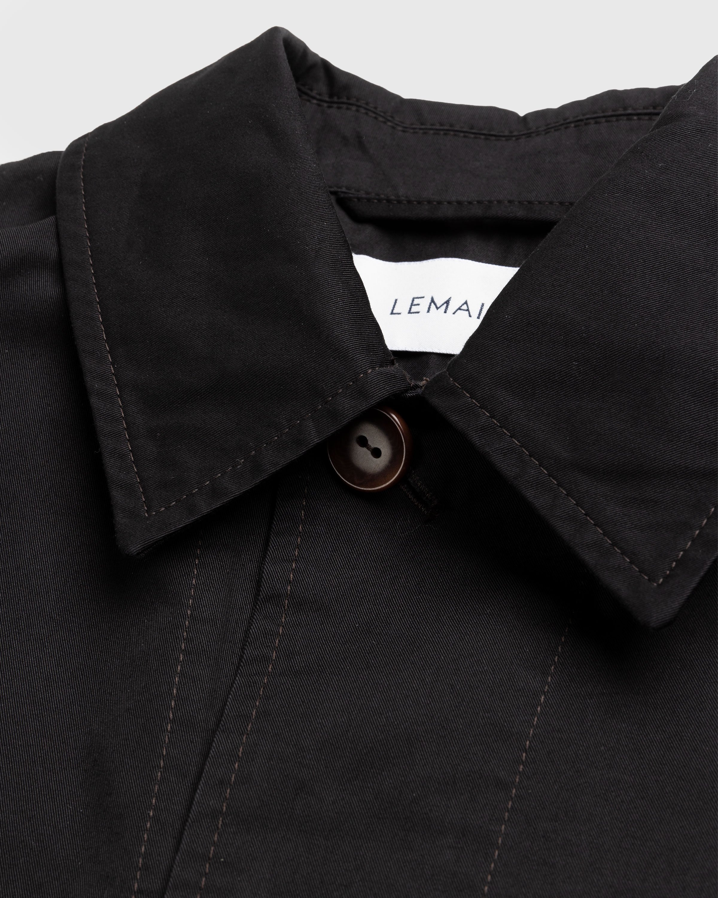 Lemaire - Military Overshirt Black - Clothing - Black - Image 5