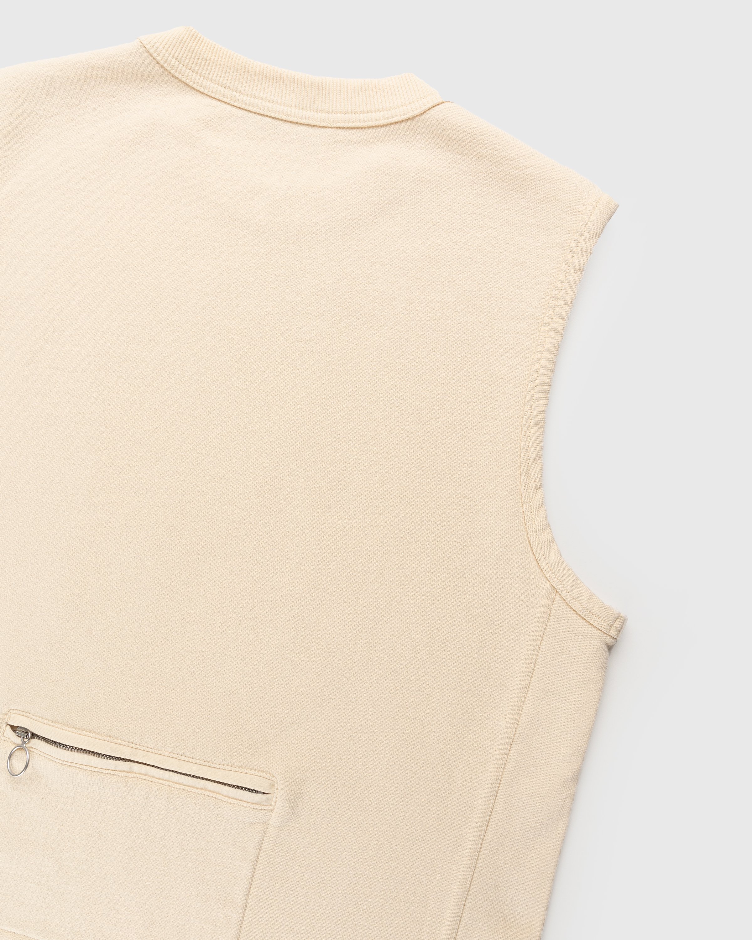 Diomene by Damir Doma - Cotton Gilet Cloud Cream - Clothing - Beige - Image 3
