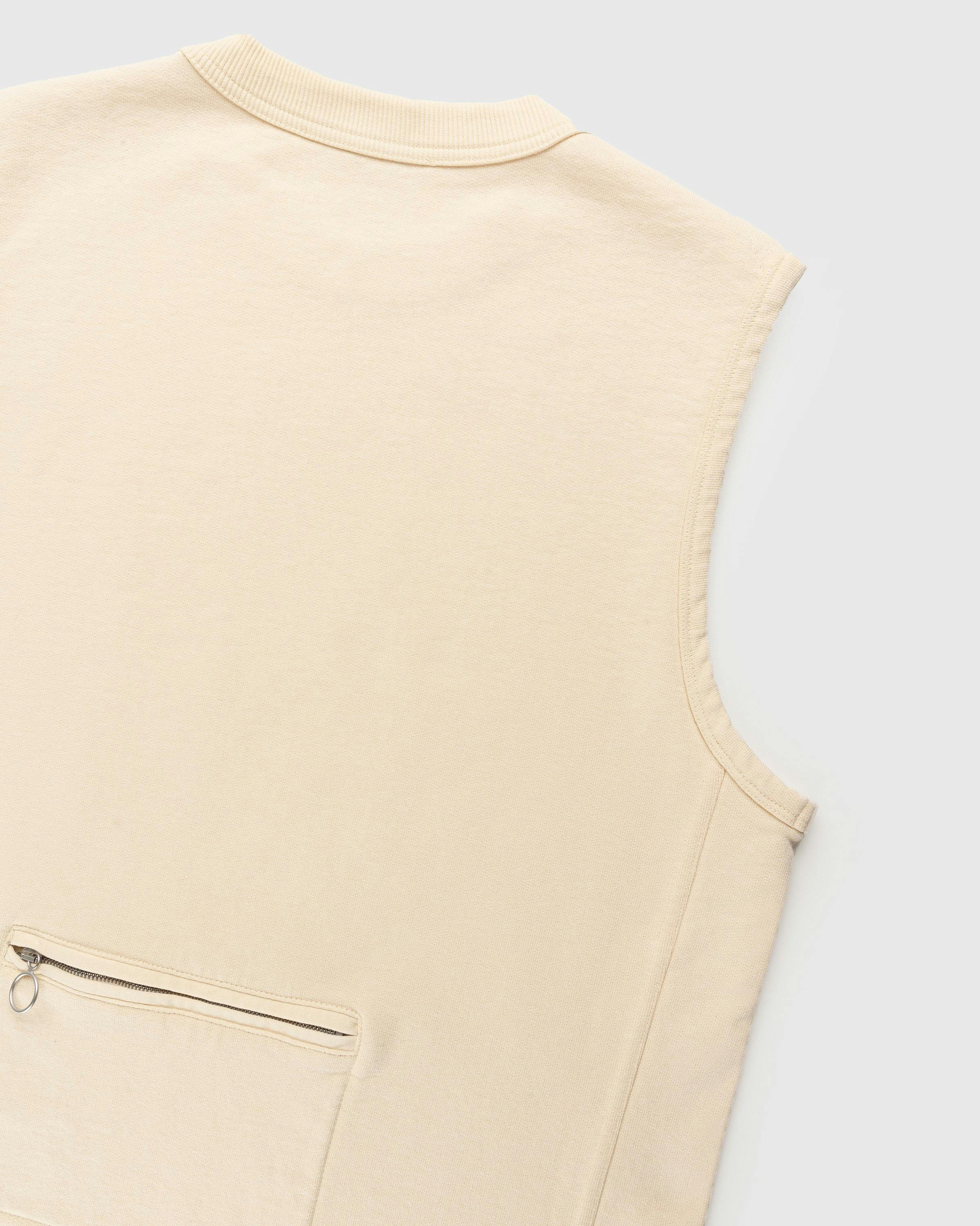 Diomene by Damir Doma - Cotton Gilet Cloud Cream - Clothing - Beige - Image 3