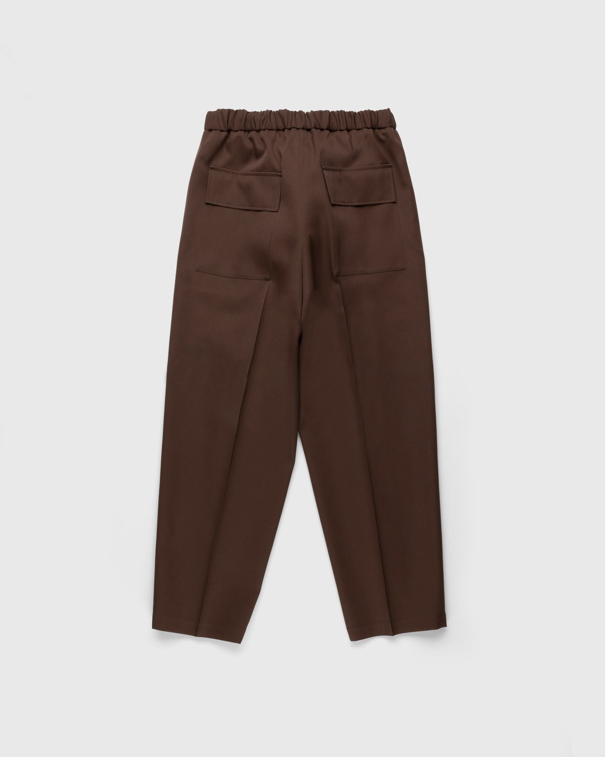 Jil Sander - Wool Trousers Medium Brown - Clothing - Brown - Image 2