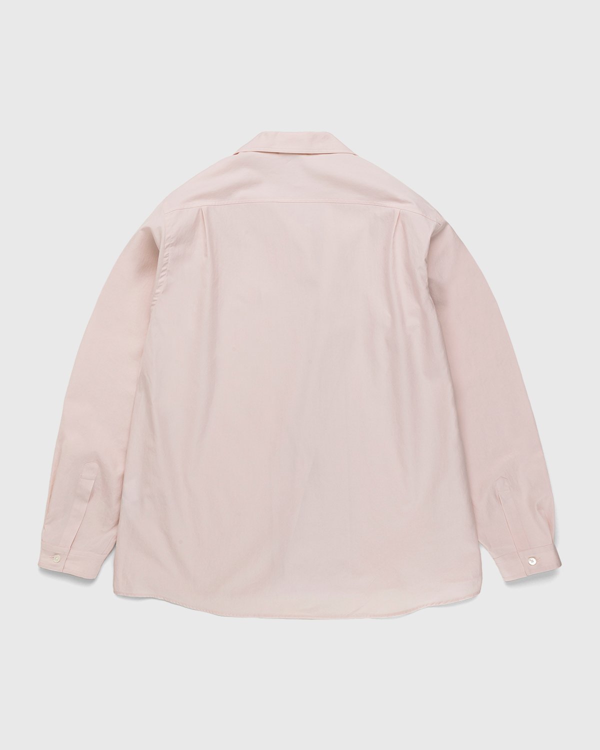 Auralee - Washed Finx Twill Pullover Shirt Light Pink - Clothing - Pink - Image 2