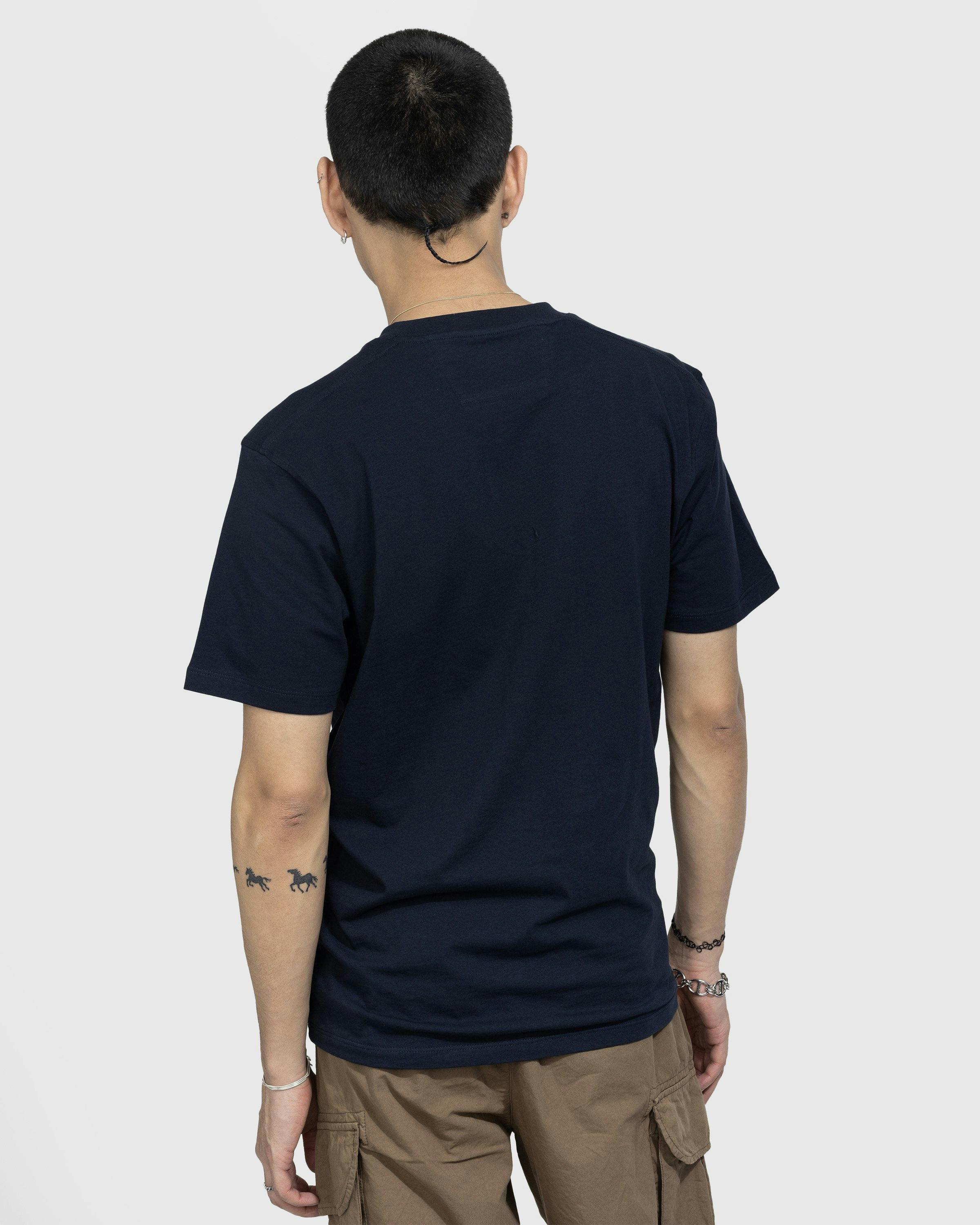 C.P. Company - 30/1 Logo T-Shirt Blue - Clothing - Blue - Image 3