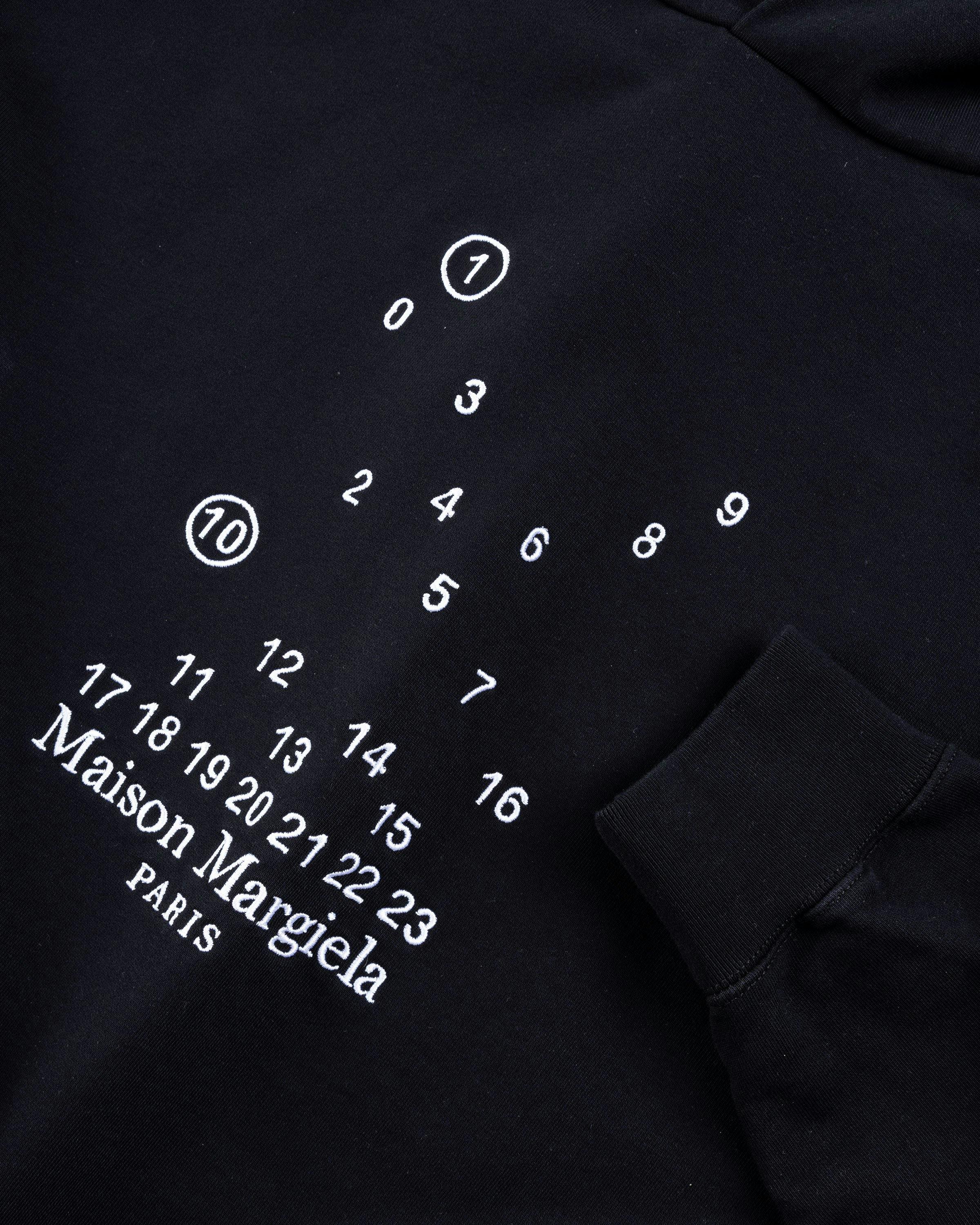 Maison Margiela - Numerical Logo Hoodie Black - Clothing - Black - Image 5