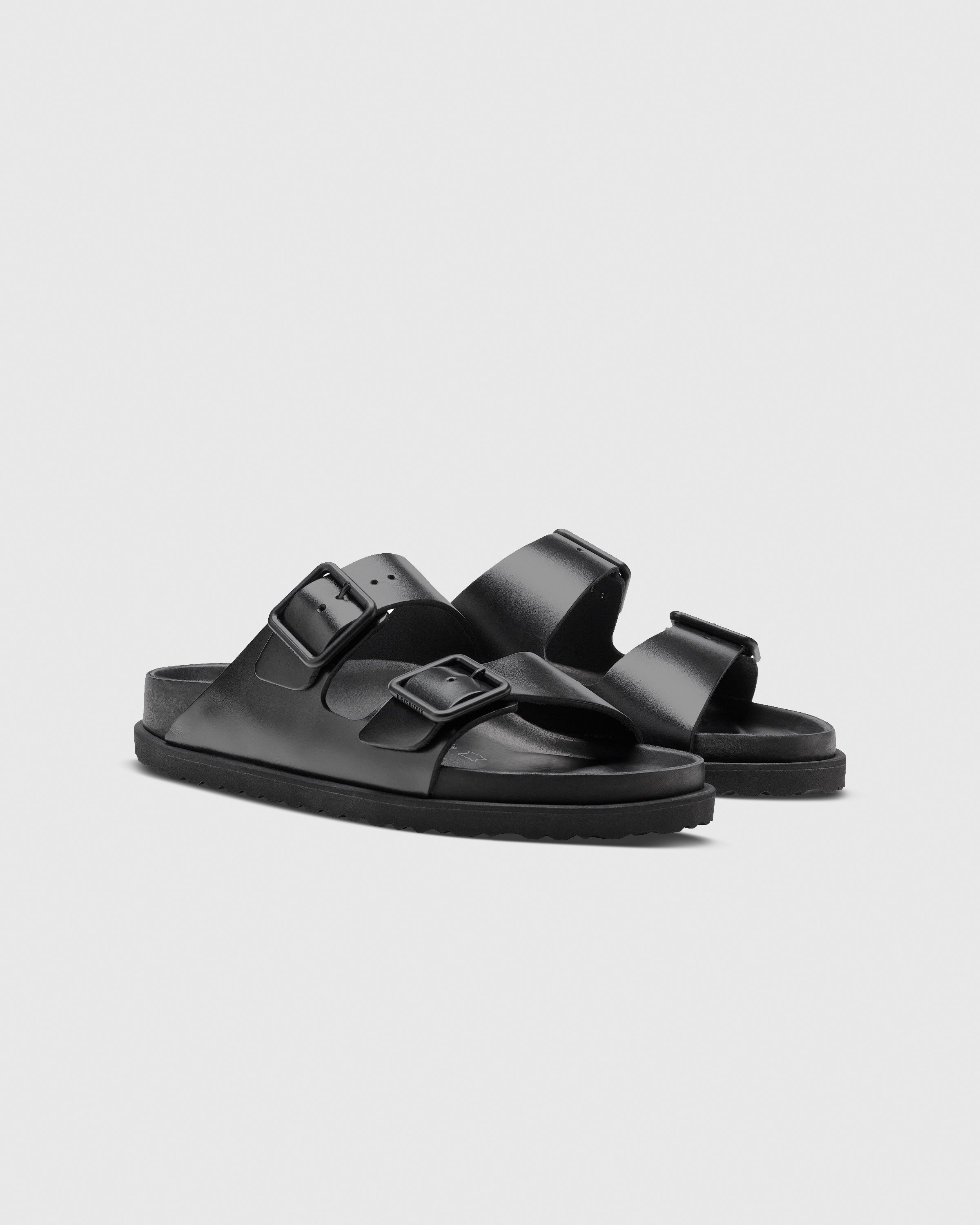 Birkenstock - Arizona Smooth Leather Black - Footwear - Black - Image 2