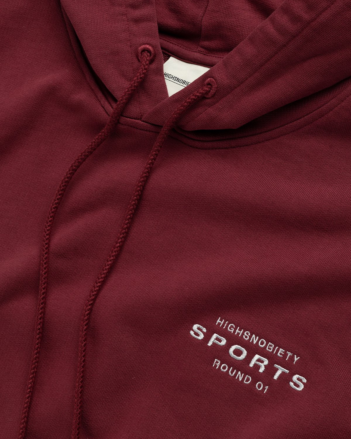 Highsnobiety - HS Sports Focus Hoodie Bordeaux - Clothing - Red - Image 3
