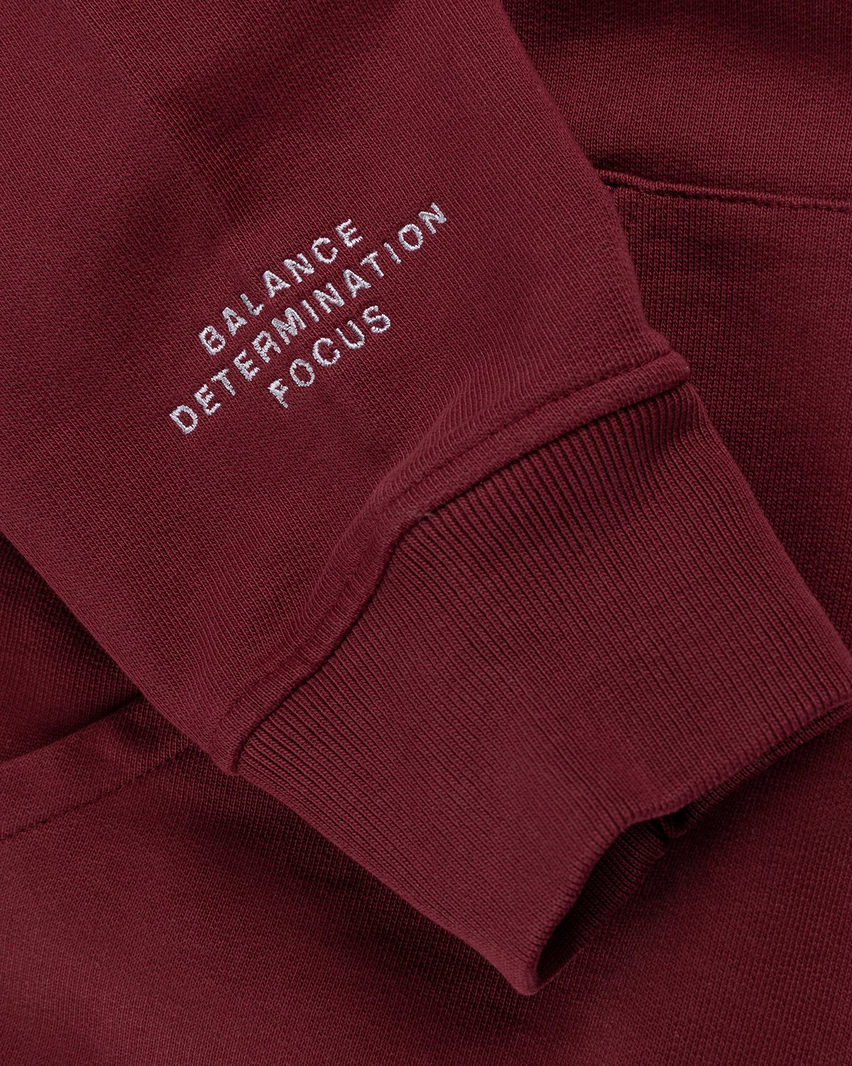 Highsnobiety - HS Sports Focus Hoodie Bordeaux - Clothing - Red - Image 5
