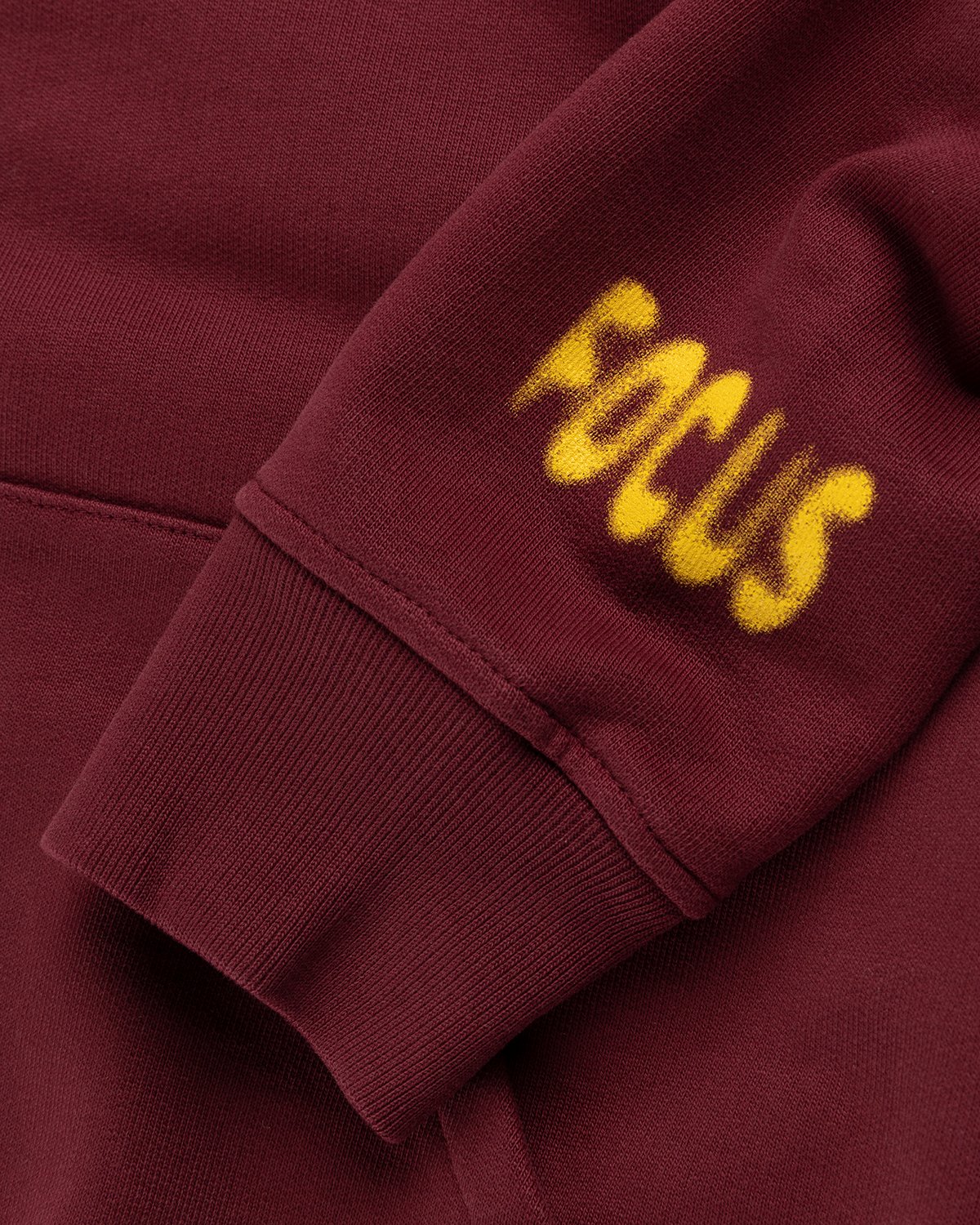 Highsnobiety - HS Sports Focus Hoodie Bordeaux - Clothing - Red - Image 6
