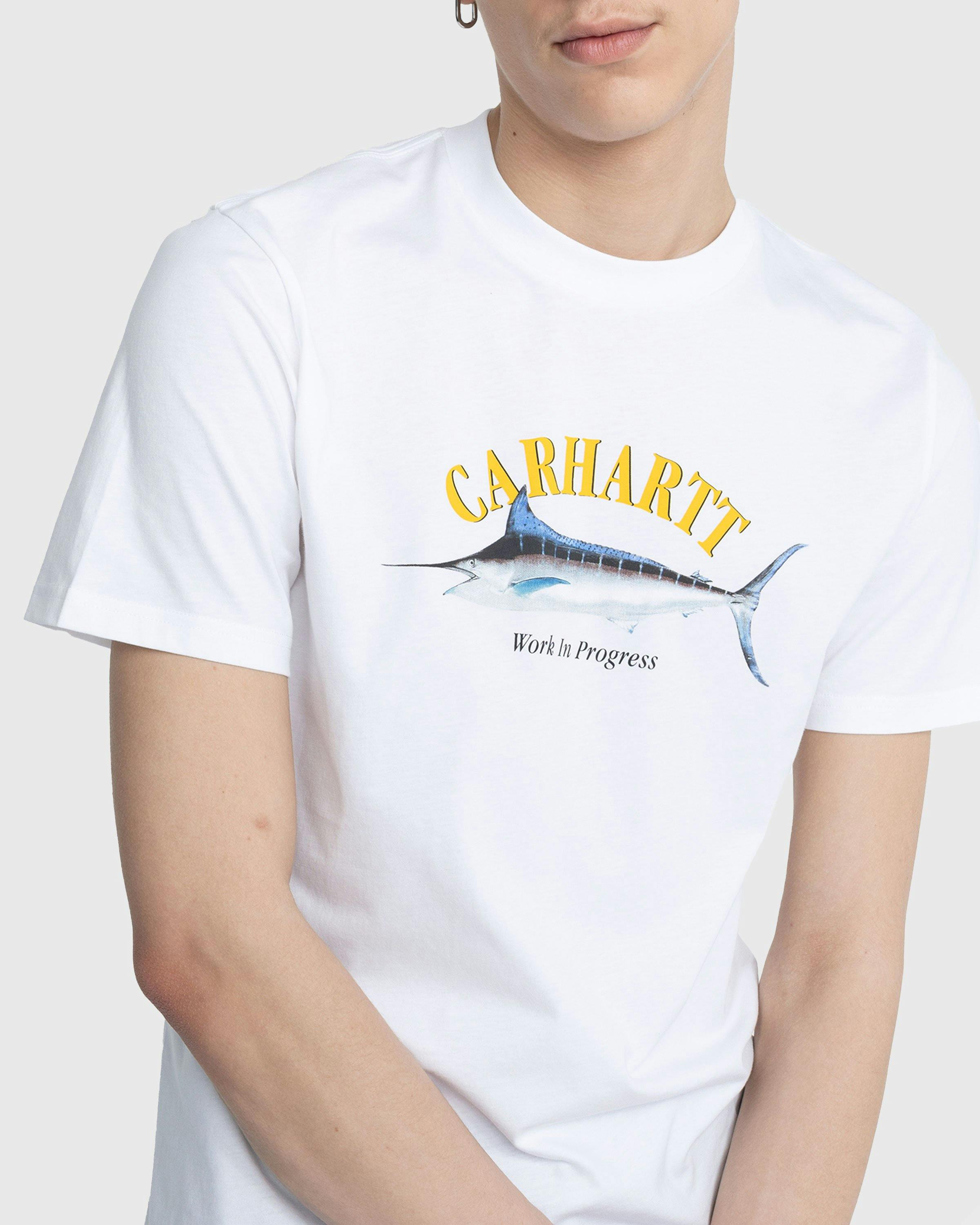Carhartt WIP - Marlin T-Shirt White - Clothing - White - Image 5