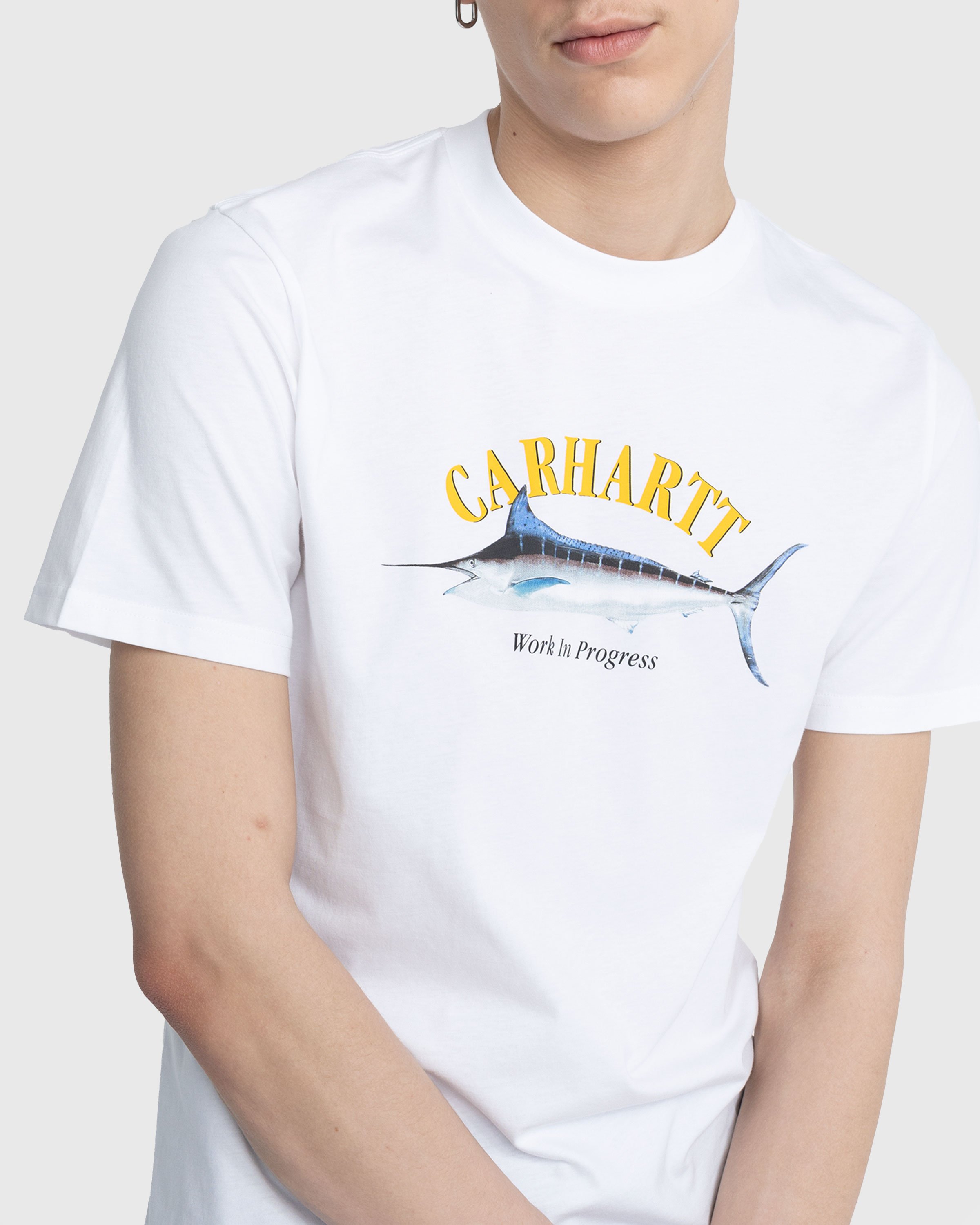 Carhartt WIP - Marlin T-Shirt White - Clothing - White - Image 5