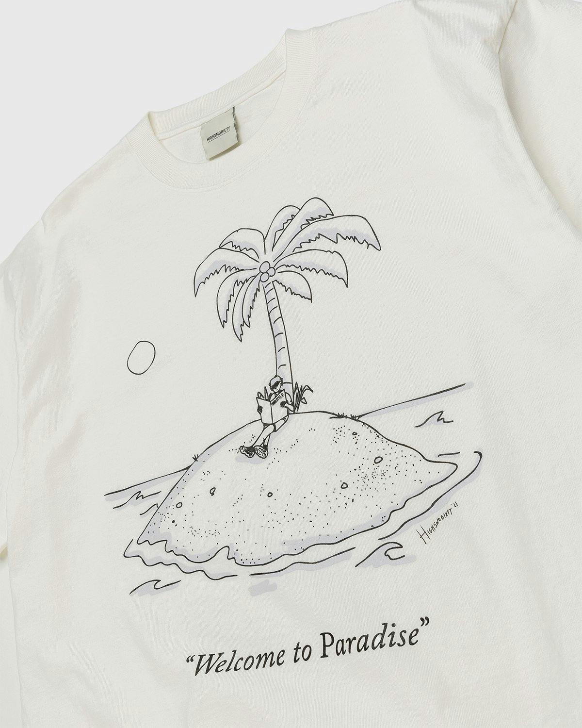 Highsnobiety - Paradise Cartoon T-Shirt White - Clothing - White - Image 3