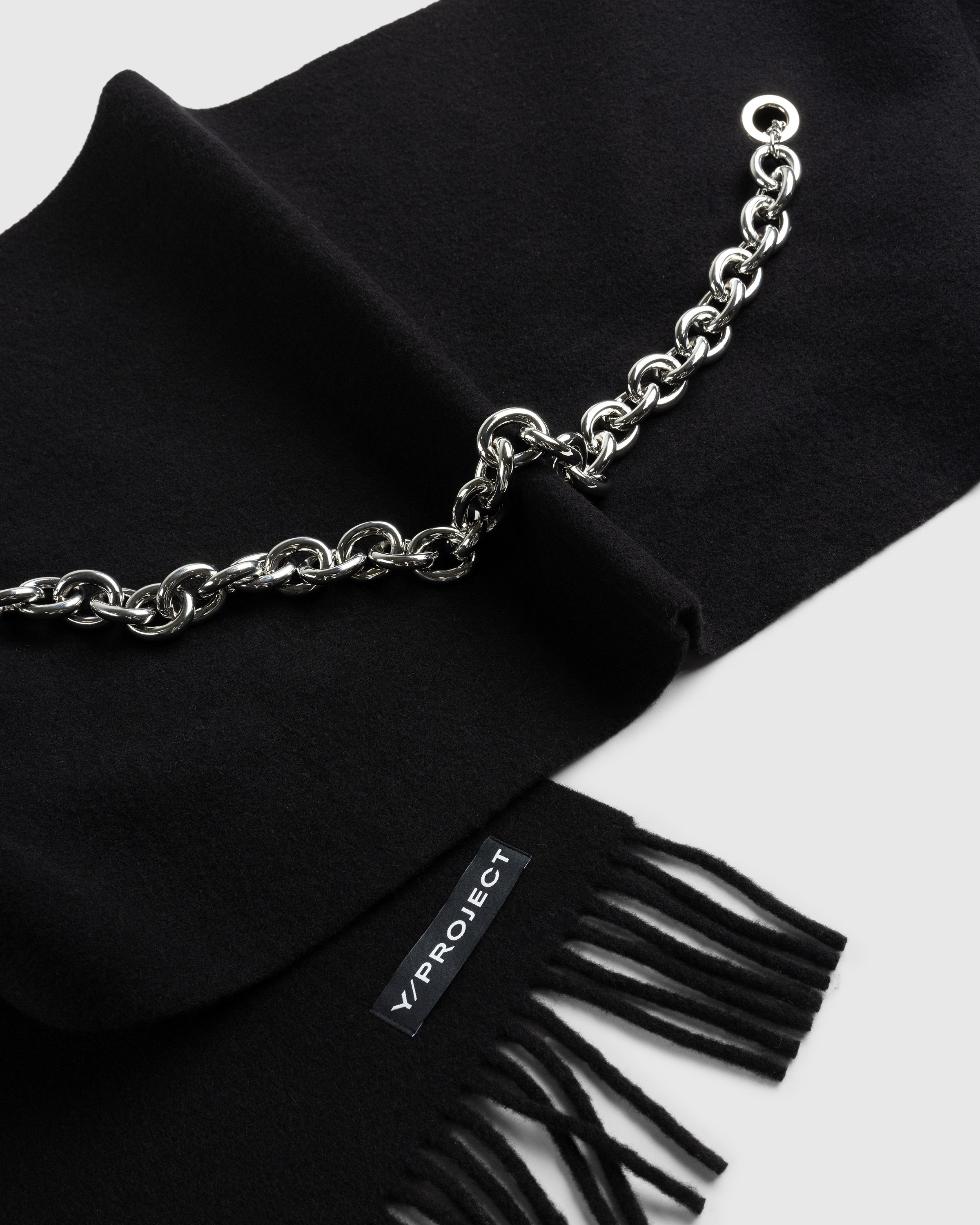 Y/Project - Chain Scarf Black/Silver - Accessories - Black - Image 5