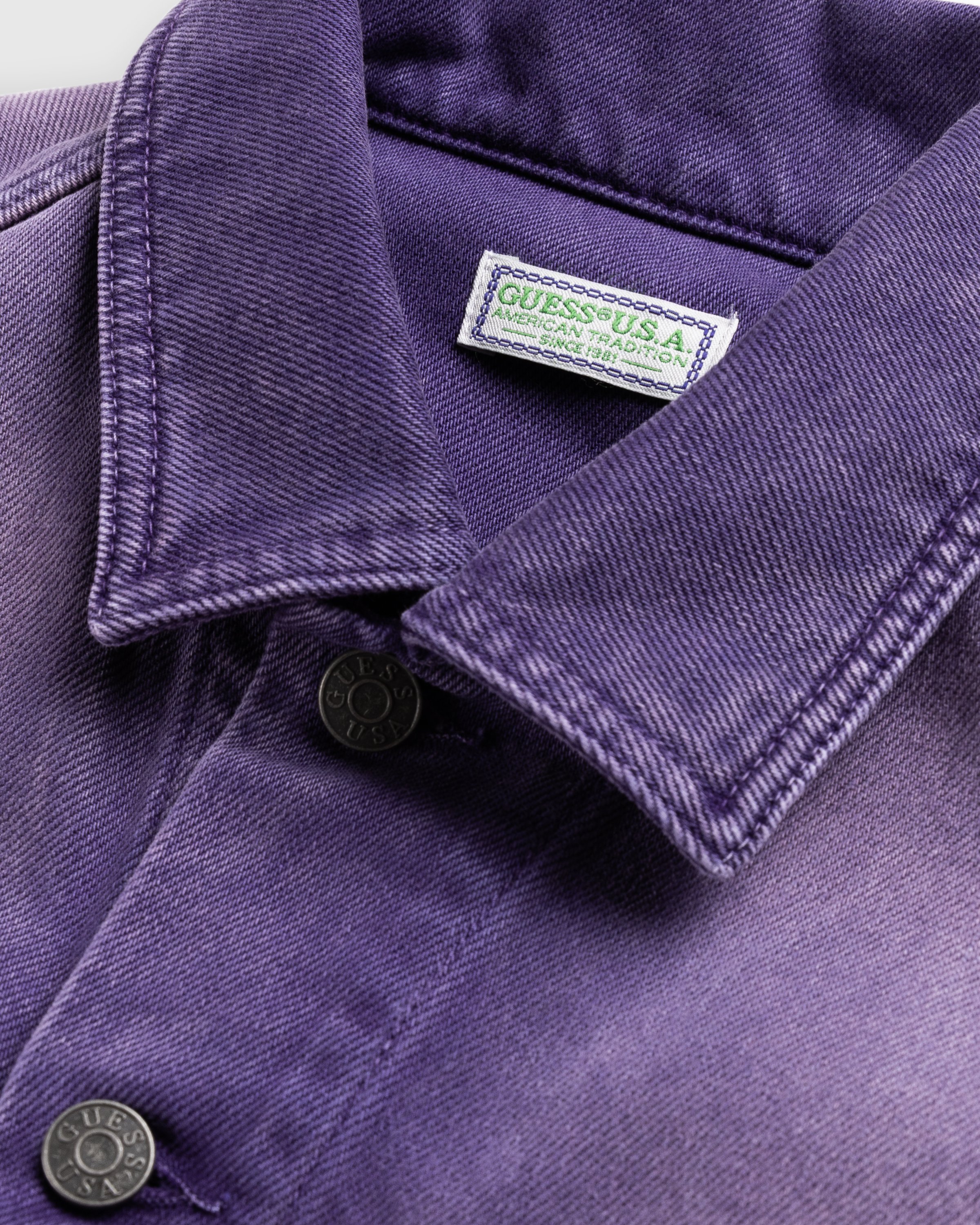 Guess USA - Vintage Denim Jacket Purple - Clothing - Purple - Image 5