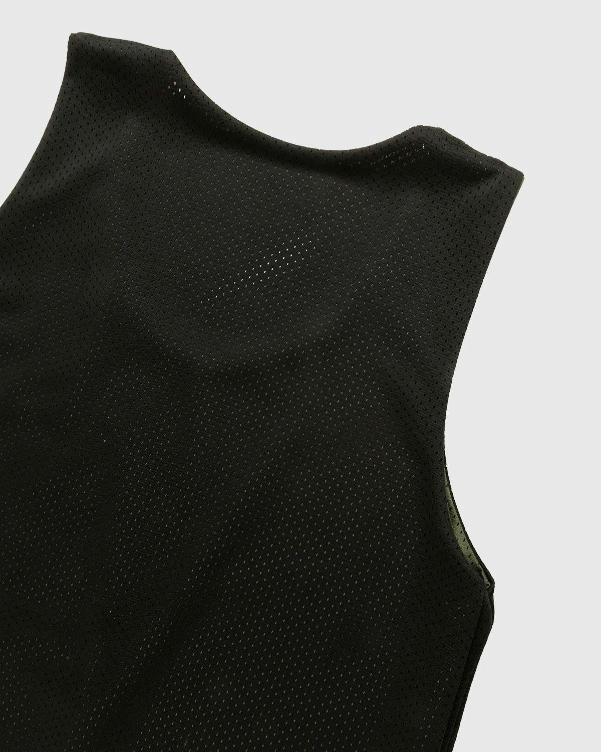 Highsnobiety - HS Sports Reversible Mesh Tank Top Black/Khaki - Clothing - Green - Image 5