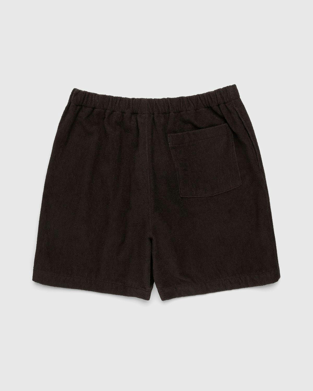 Auralee - Cotton Terry Cloth Shorts Brown - Clothing - Brown - Image 2