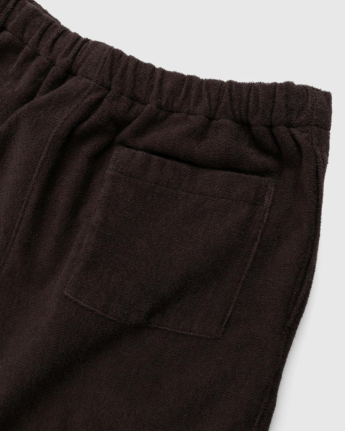 Auralee - Cotton Terry Cloth Shorts Brown - Clothing - Brown - Image 5