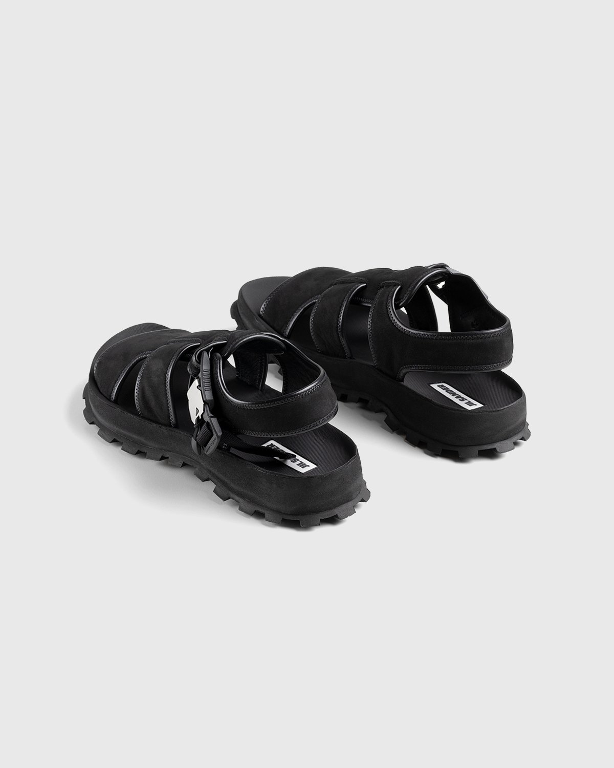 Jil Sander - Calfskin Leather Sandal Black - Footwear - Black - Image 3