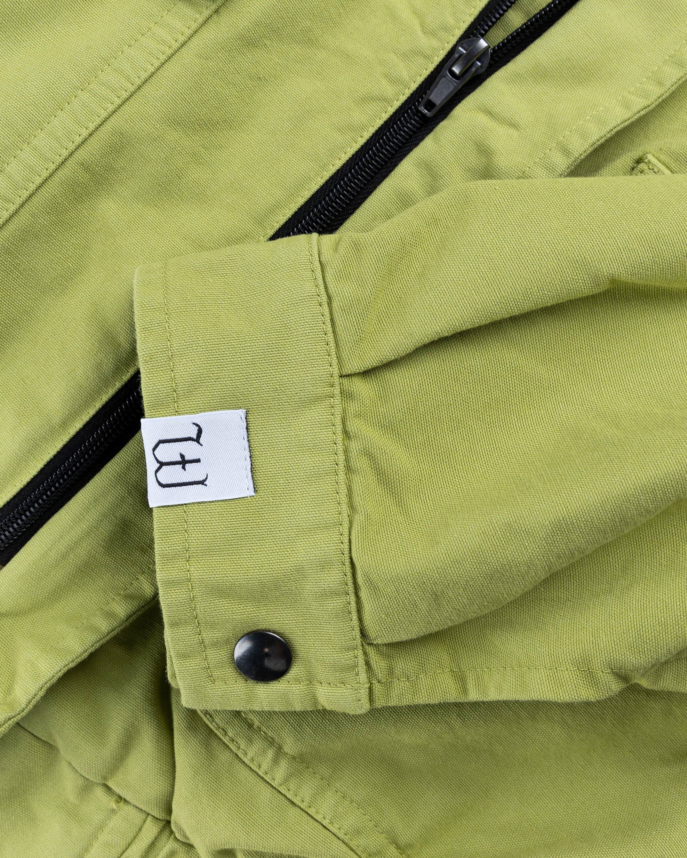 Winnie New York - Double Pocket Cotton Jacket Green - Clothing - Green - Image 4