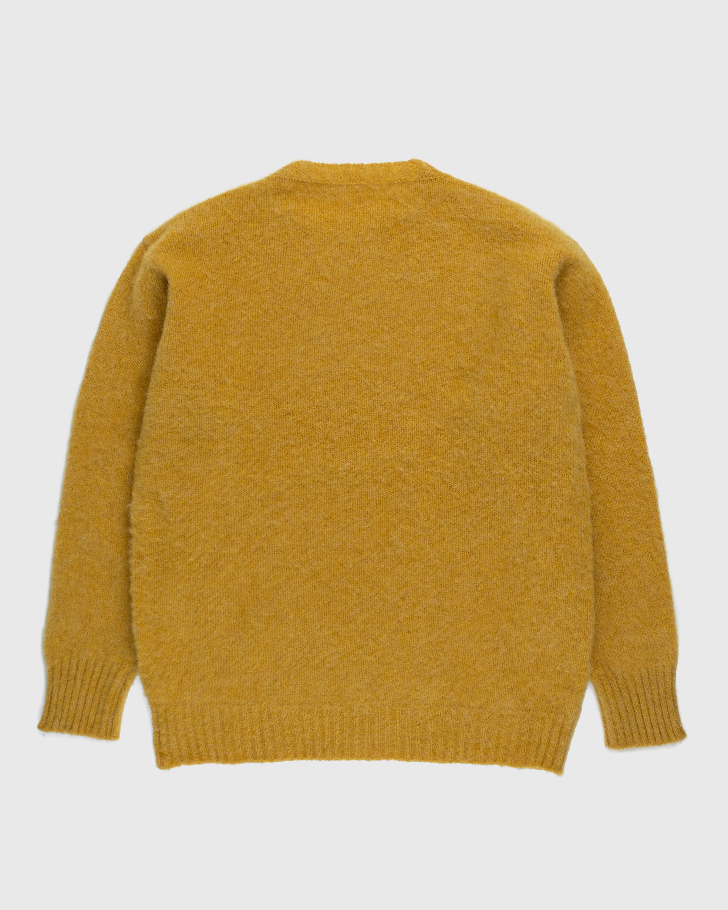 J. Press x Highsnobiety - Shaggy Dog Solid Sweater Yellow - Clothing - Yellow - Image 2