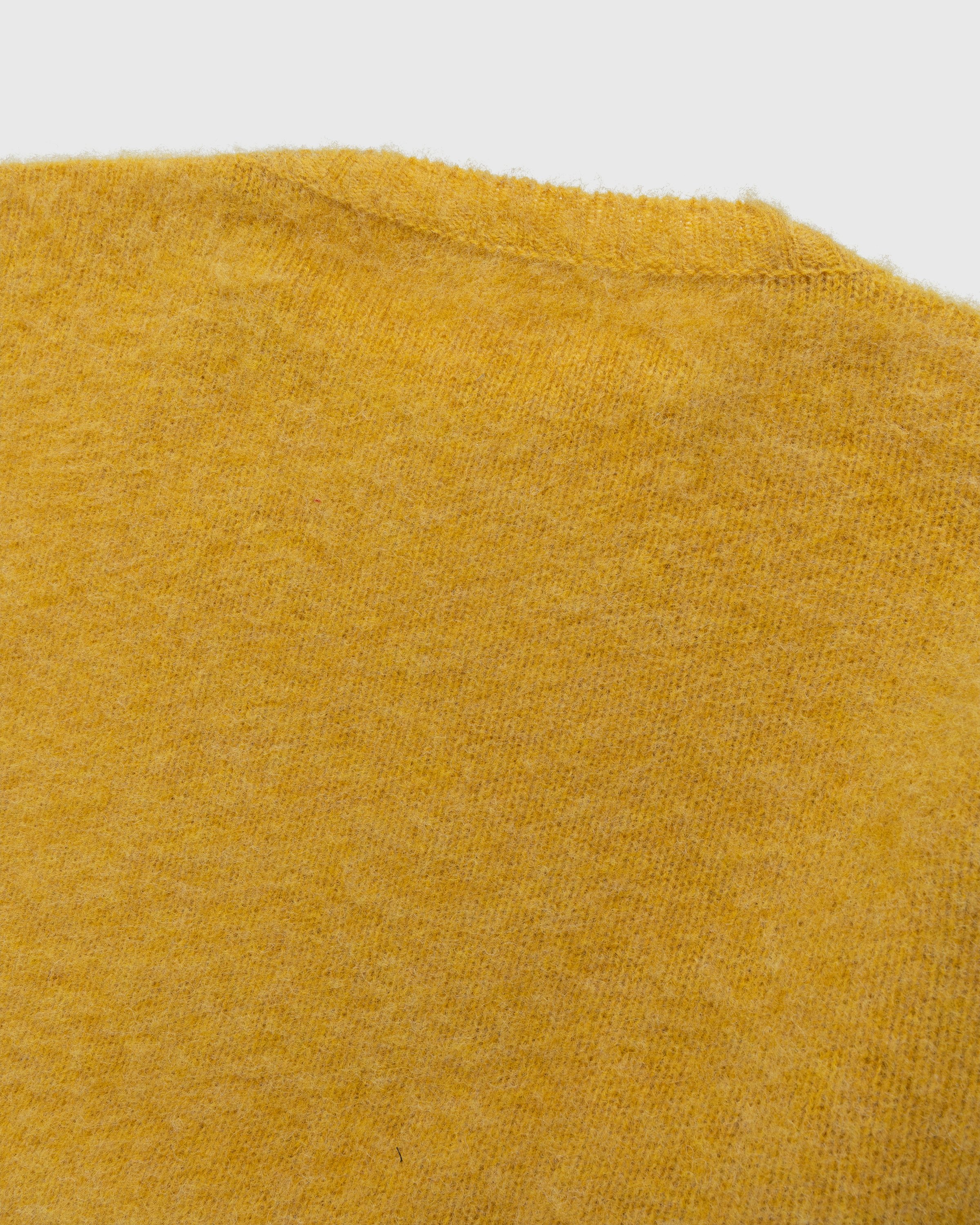J. Press x Highsnobiety - Shaggy Dog Solid Sweater Yellow - Clothing - Yellow - Image 4