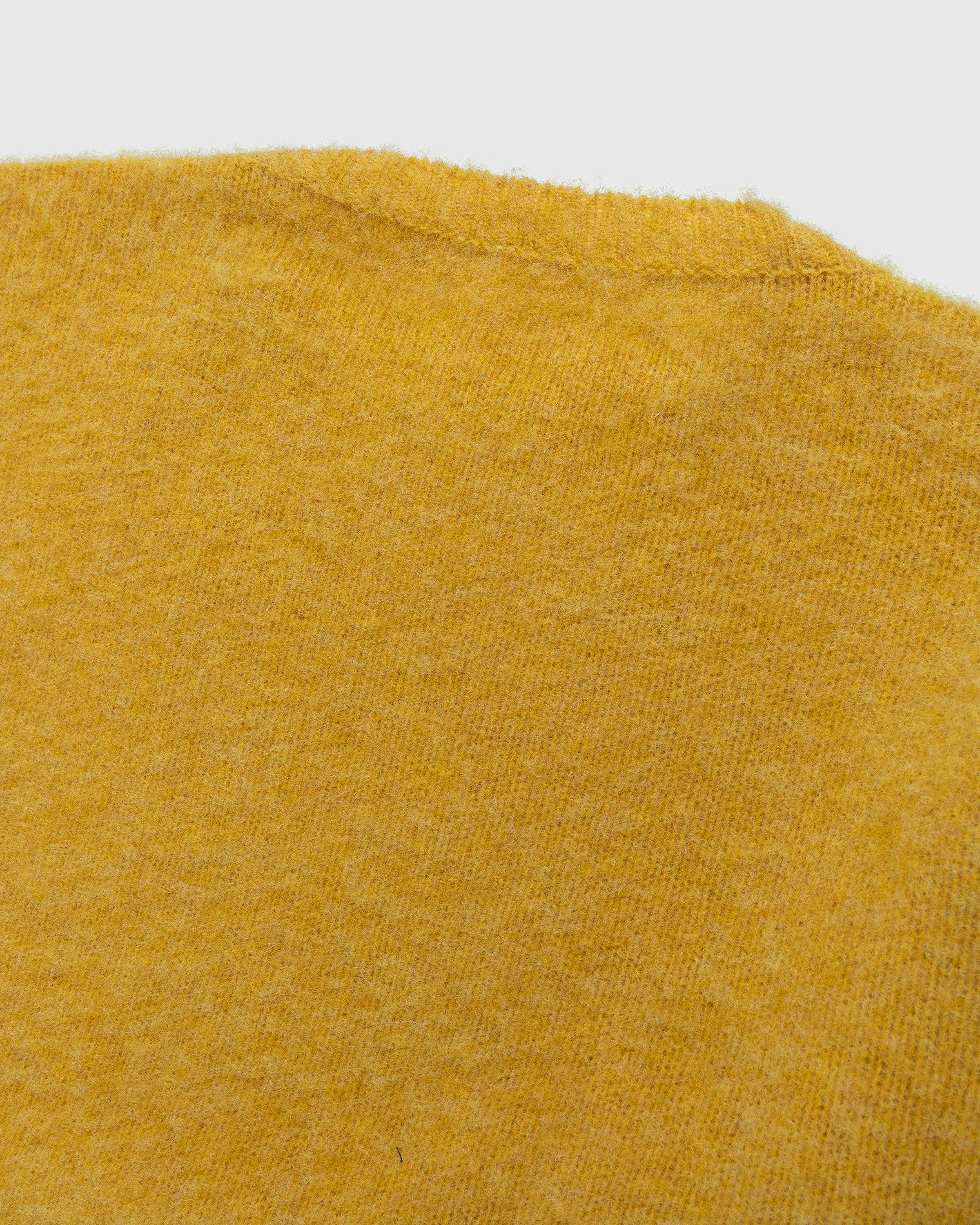 J. Press x Highsnobiety - Shaggy Dog Solid Sweater Yellow - Clothing - Yellow - Image 4