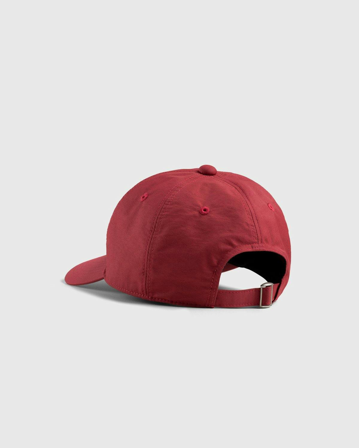 Highsnobiety - Cotton Nylon "H" Logo Cap Red - Accessories - Pink - Image 3