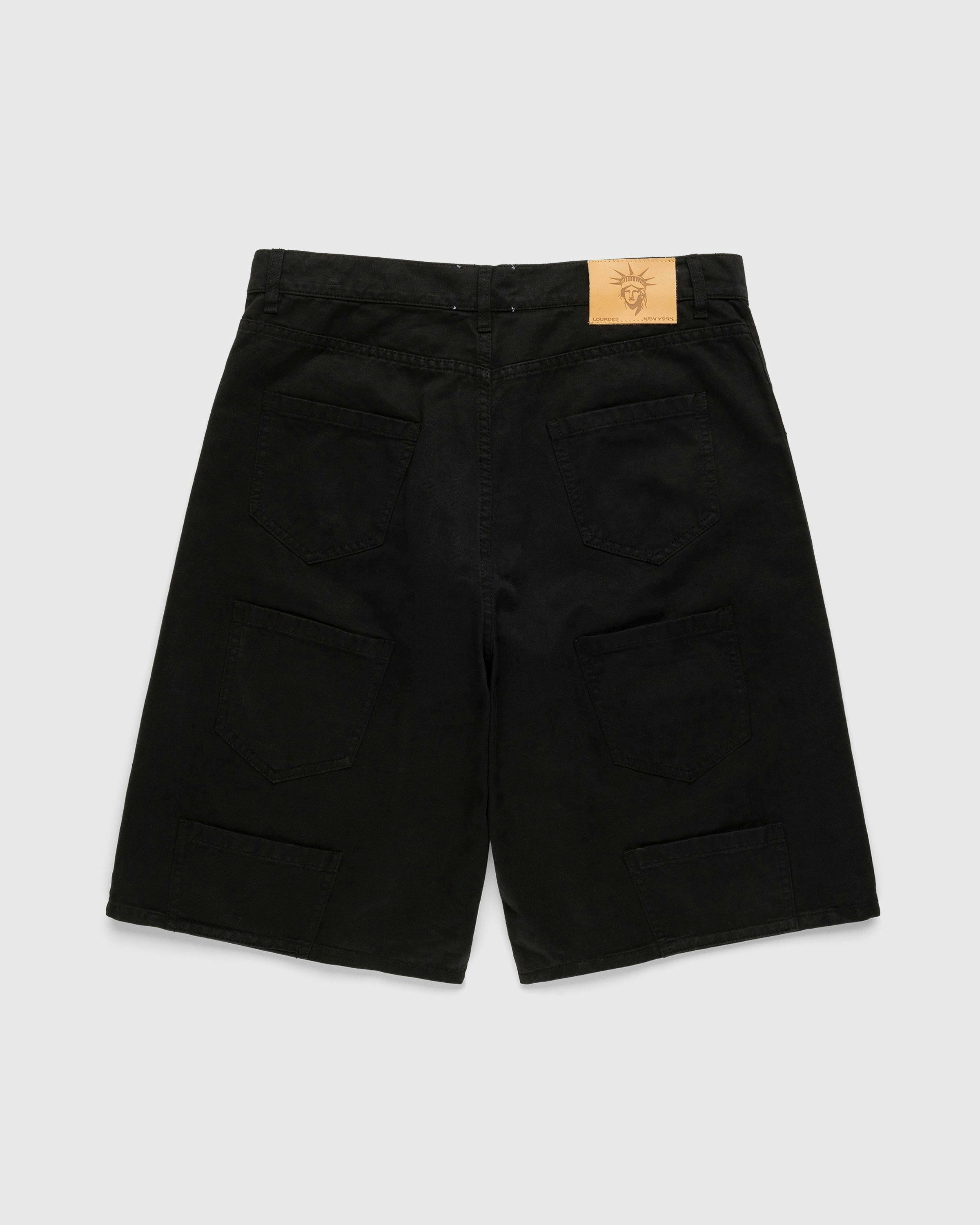 Lourdes New York - Multi-Pocket Cargo Short Black - Clothing - Black - Image 2