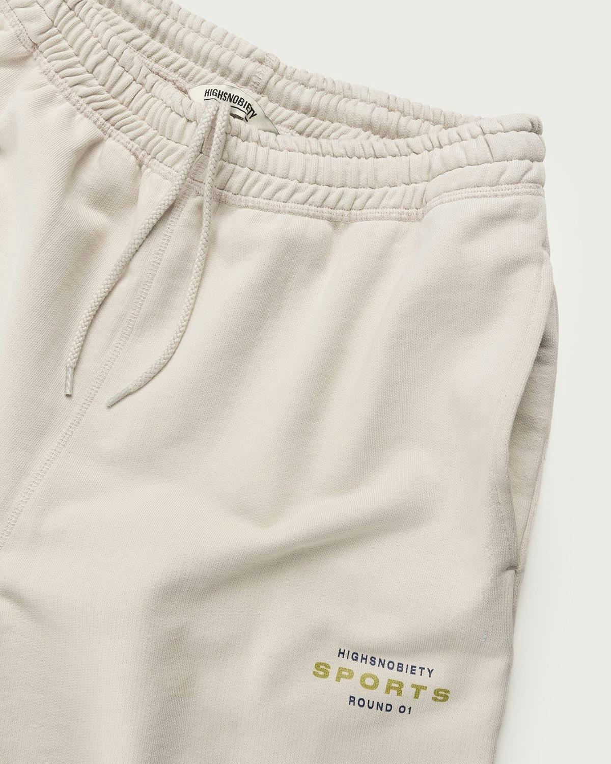 Highsnobiety - HS Sports Logo Sweatpants Eggshell - Clothing - White - Image 5