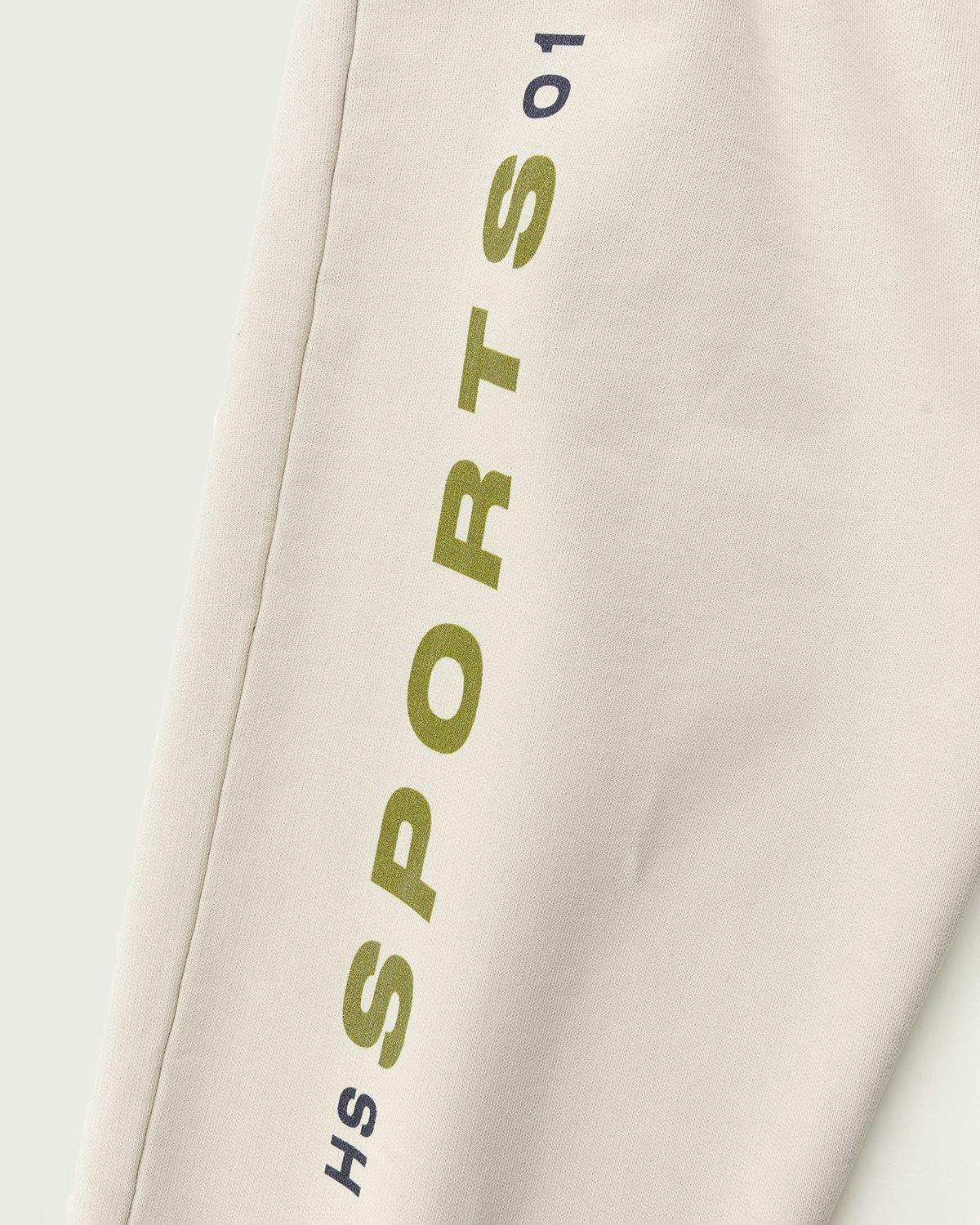 Highsnobiety - HS Sports Logo Sweatpants Eggshell - Clothing - White - Image 6