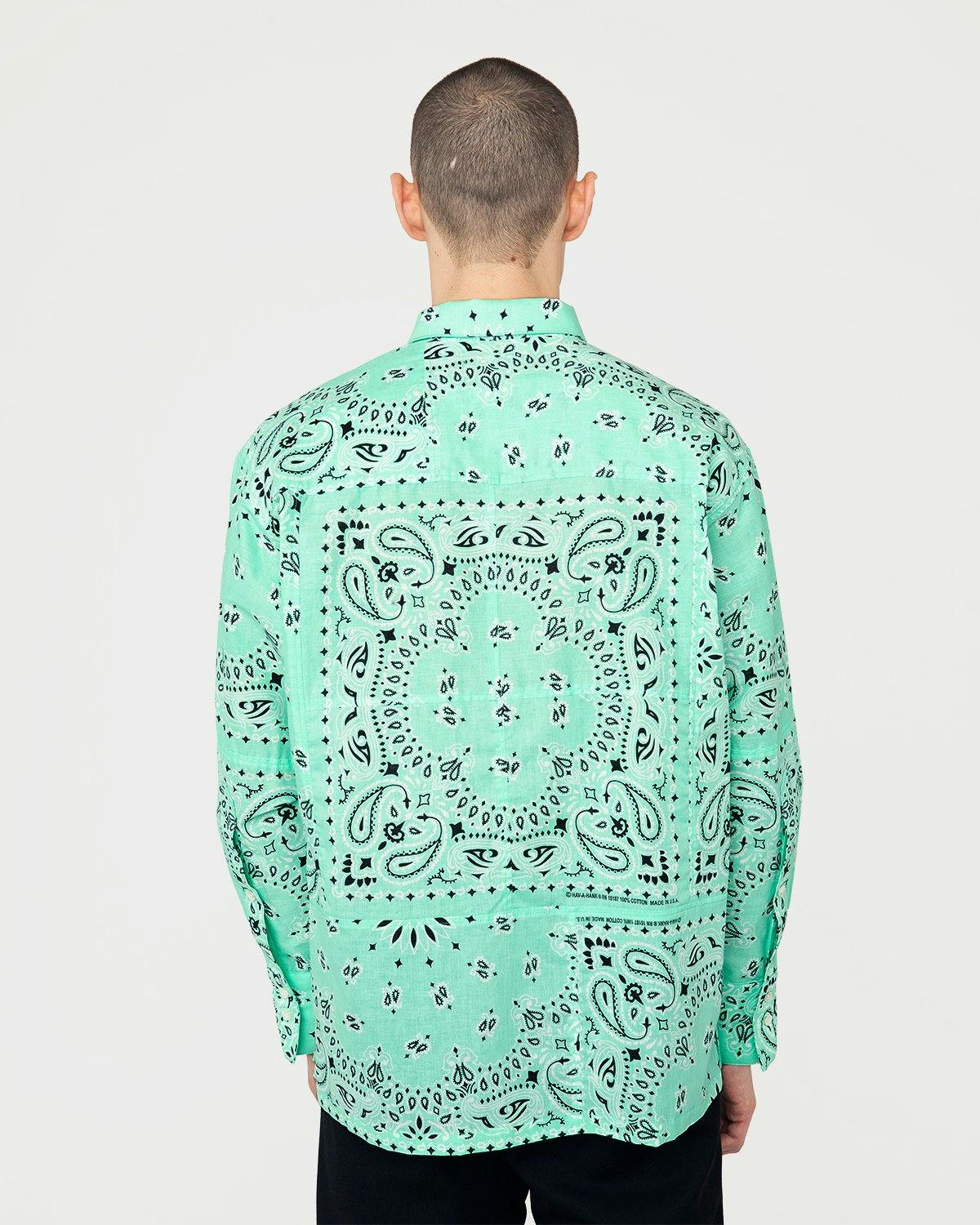 Miyagihidetaka - Bandana Shirt Mint - Clothing - Green - Image 6