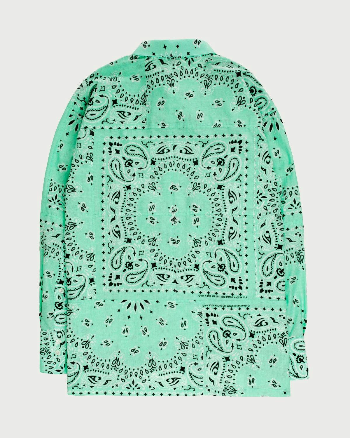 Miyagihidetaka - Bandana Shirt Mint - Clothing - Green - Image 8