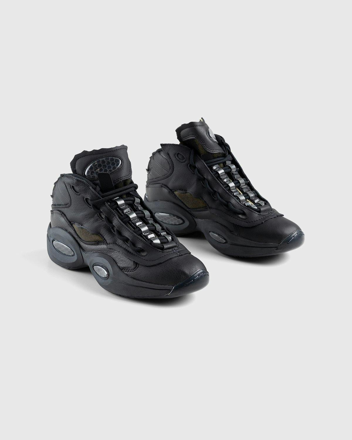 Reebok x Maison Margiela - Question Mid Memory Of Black - Footwear - Black - Image 3