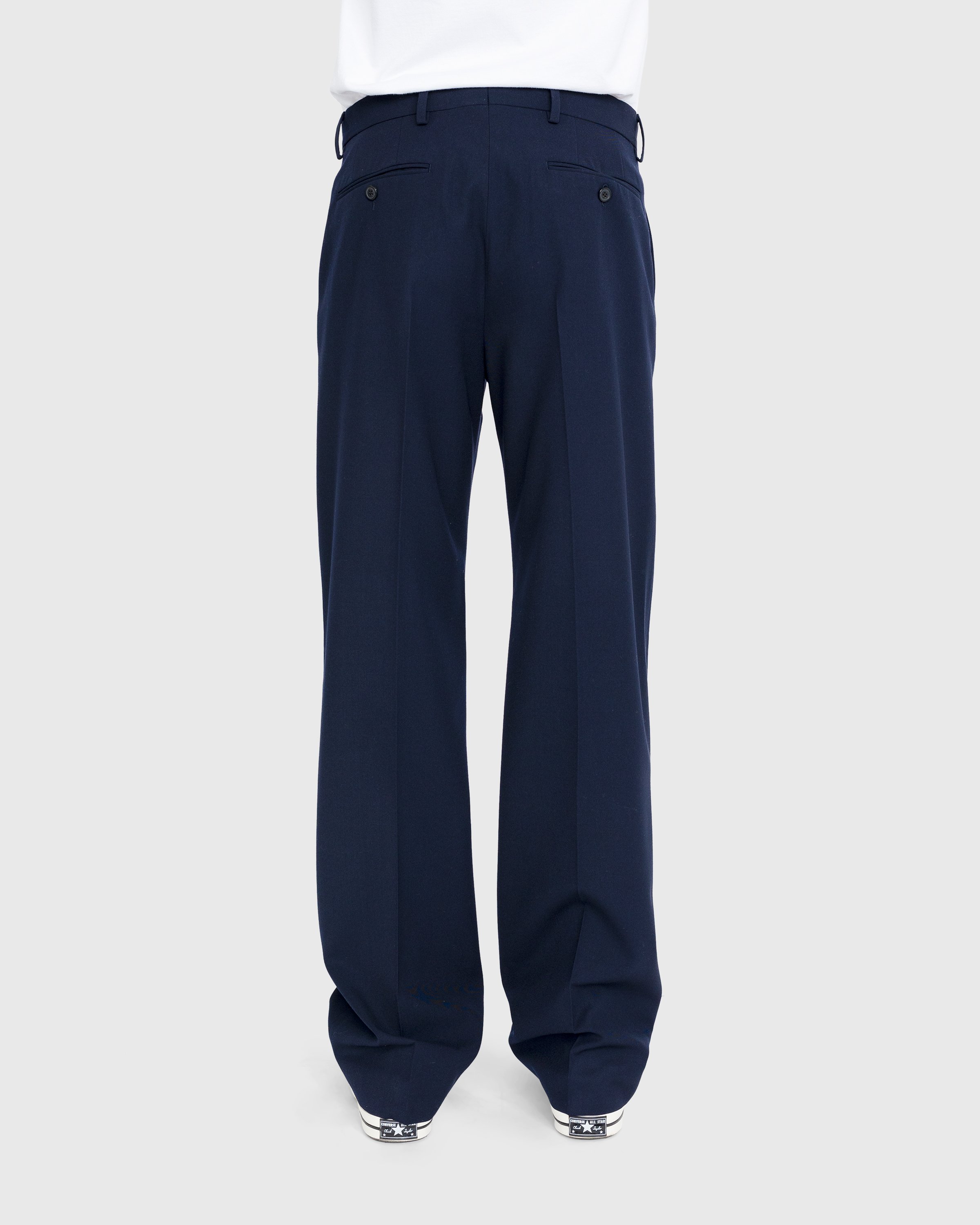 Dries van Noten - Pinnet Long Pants Blue - Clothing - Blue - Image 4