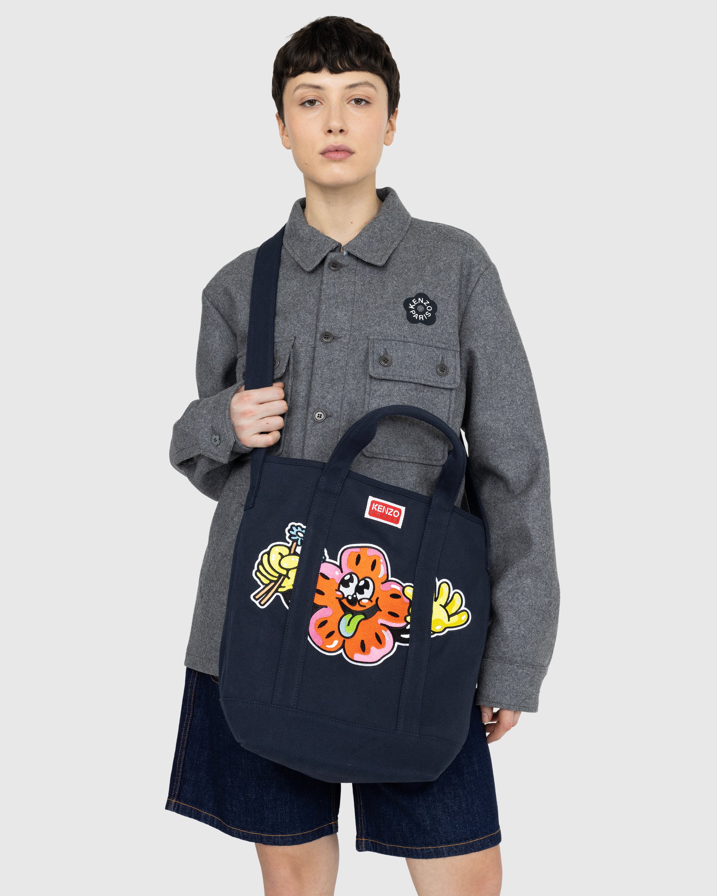 Kenzo - BOKE Boy Tote Bag Blue - Accessories - Blue - Image 3