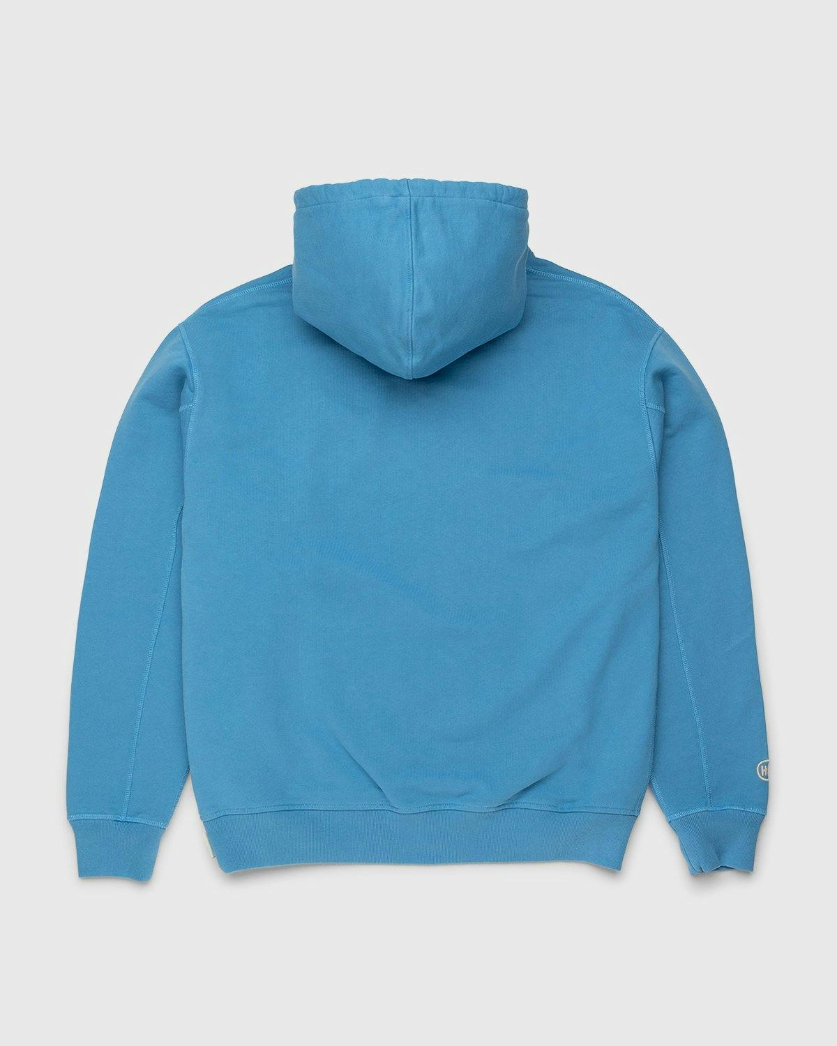 Highsnobiety - Logo Hoodie Blue - Clothing - Blue - Image 2