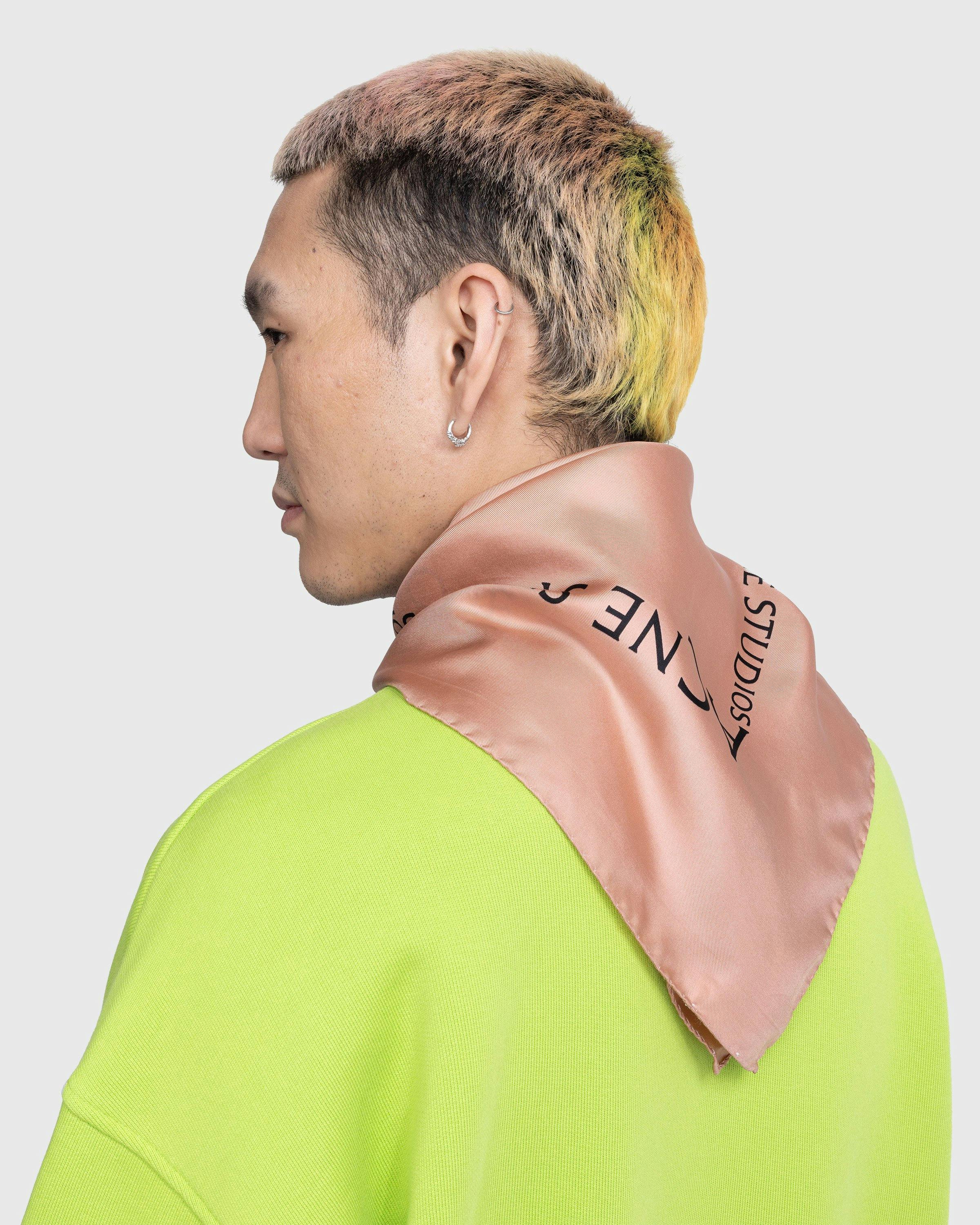 Acne Studios - Silk Logo Scarf - Accessories - Pink - Image 6