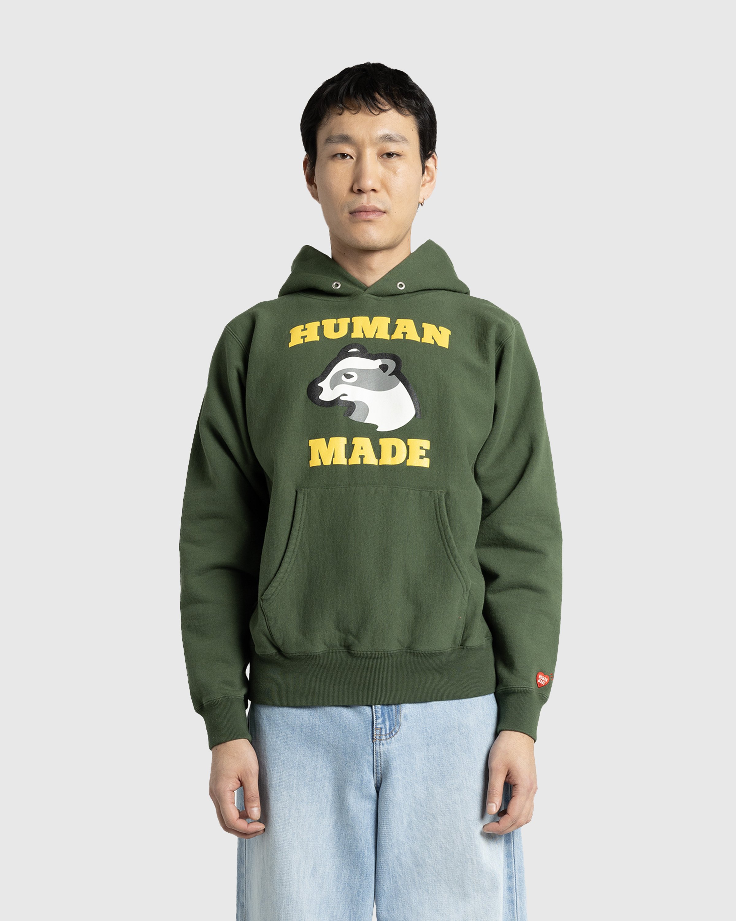 Human Made - HEAVY WEIGHT HOODIE #1 Green - Clothing - Green - Image 2