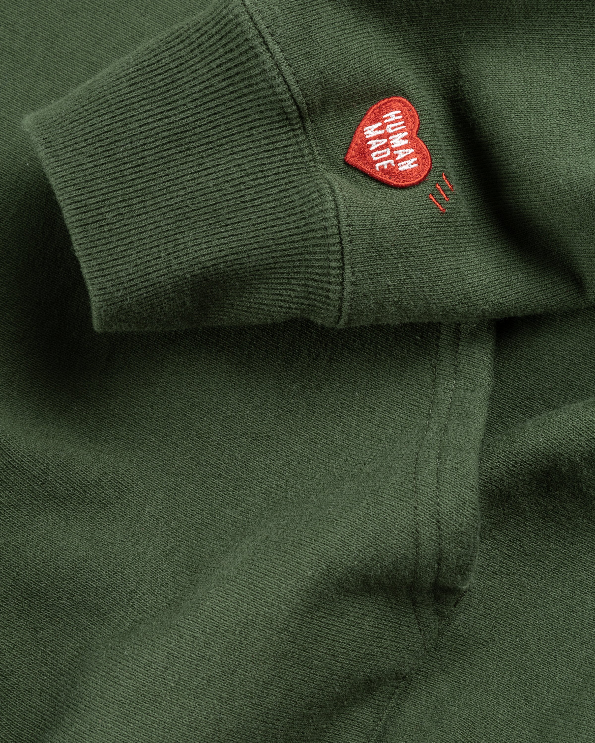 Human Made - HEAVY WEIGHT HOODIE #1 Green - Clothing - Green - Image 7