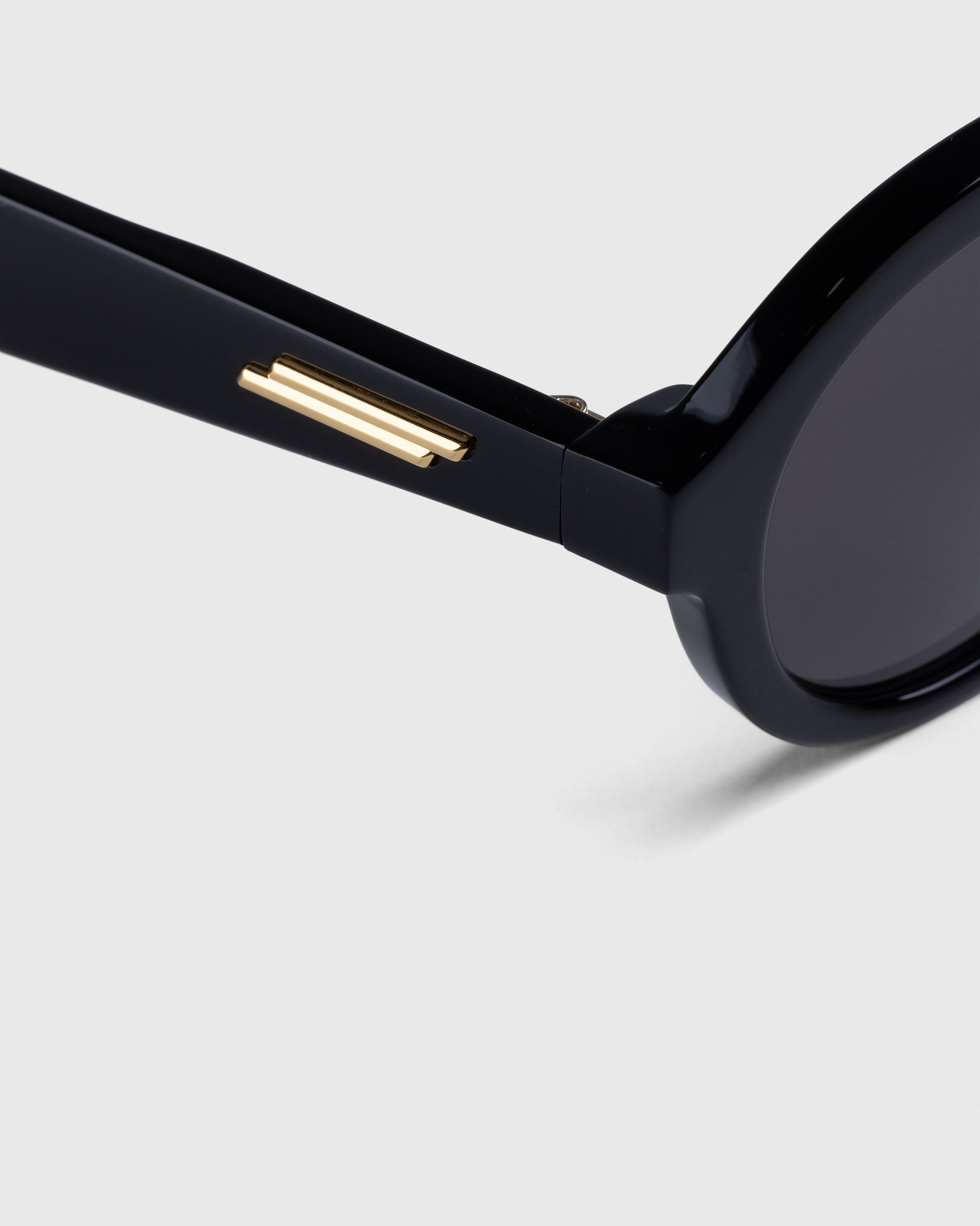 Bottega Veneta - Classic Aviator Sunglasses Black/Grey - Accessories - Black - Image 3