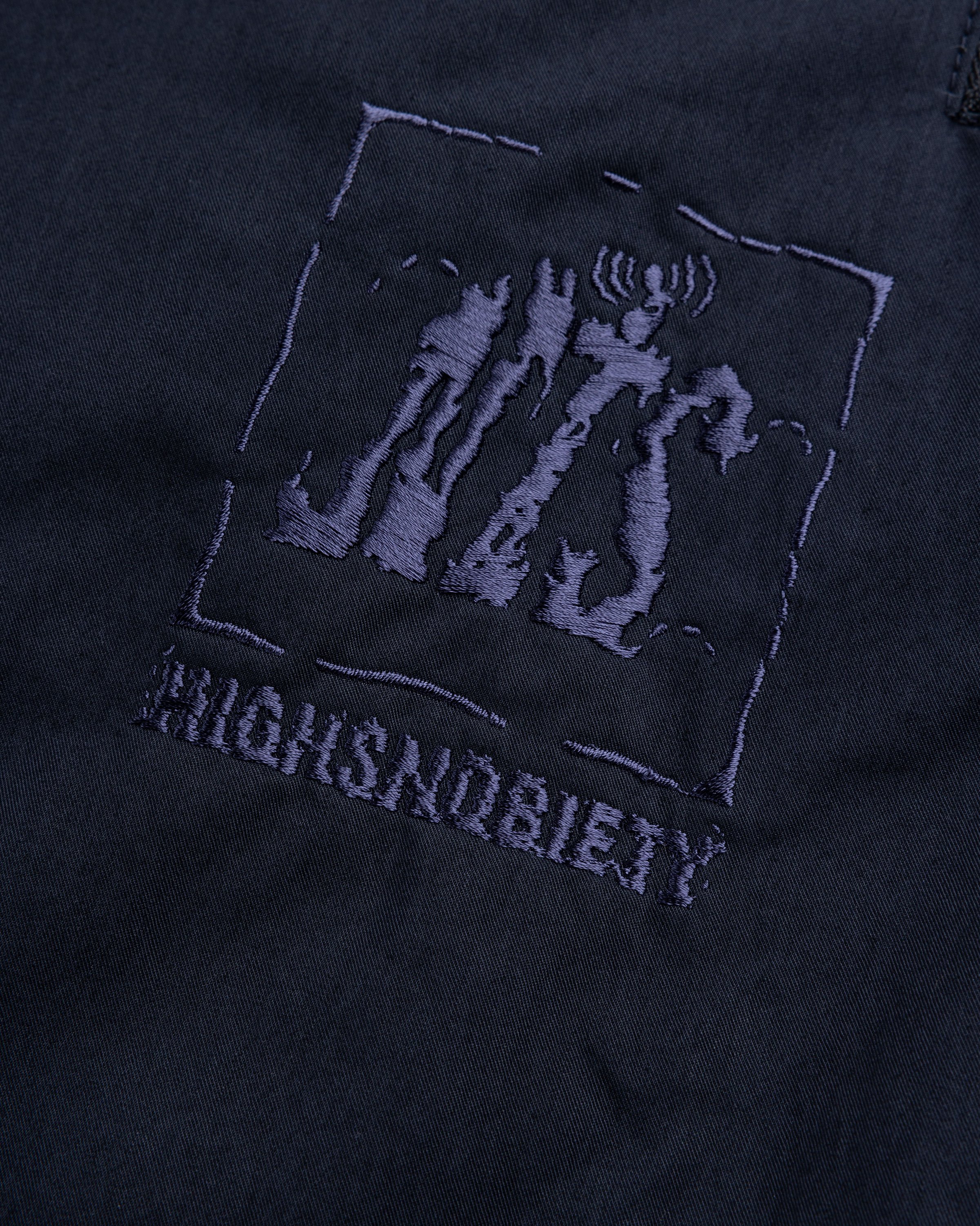 NTS x Highsnobiety - Brushed Nylon Trackpants Navy - Clothing - Black - Image 6