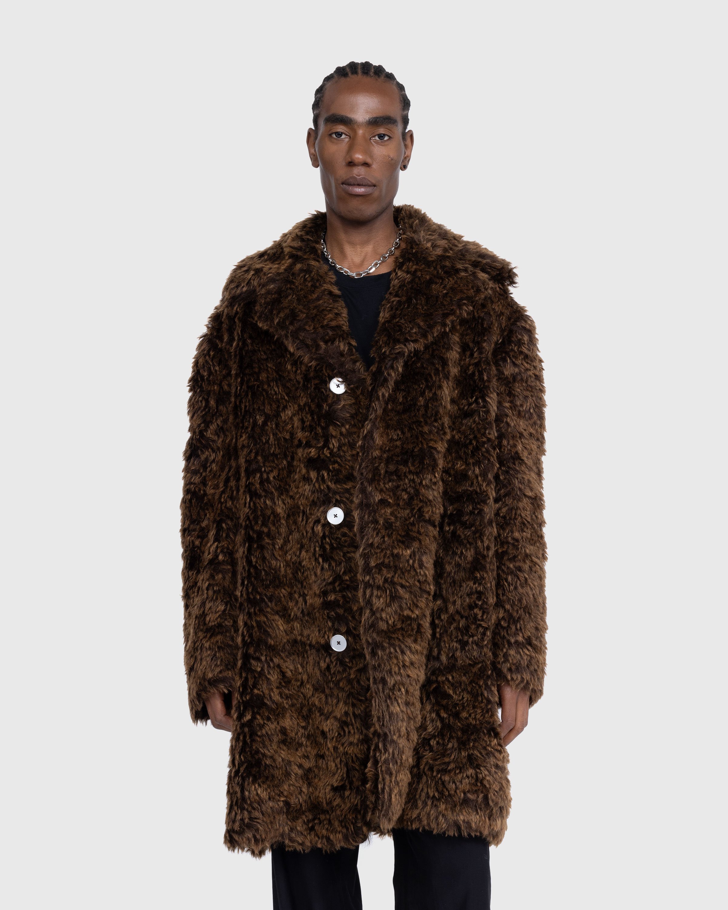 Jil Sander - Long Mohair Coat Brown - Clothing - Brown - Image 2