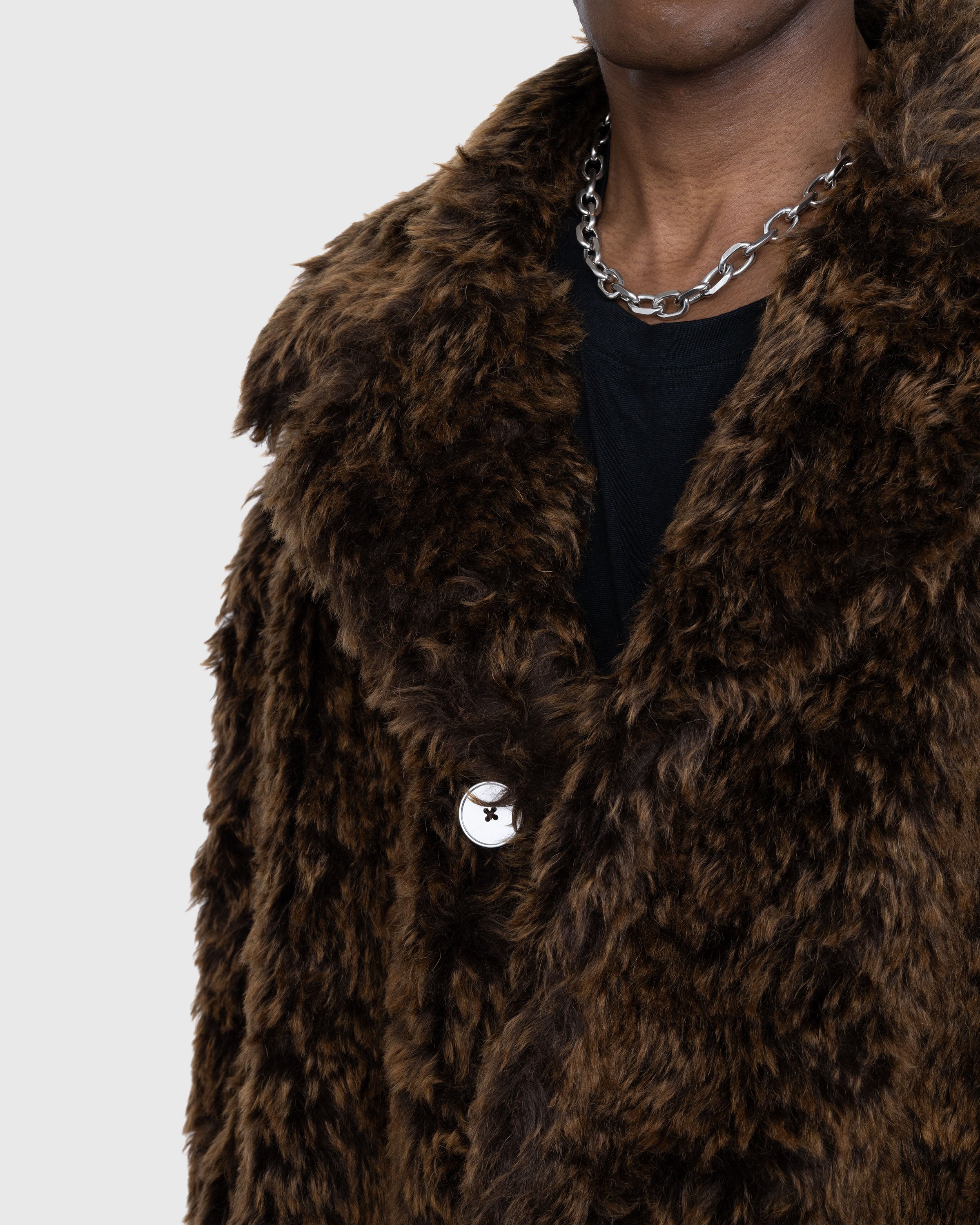 Jil Sander - Long Mohair Coat Brown - Clothing - Brown - Image 5