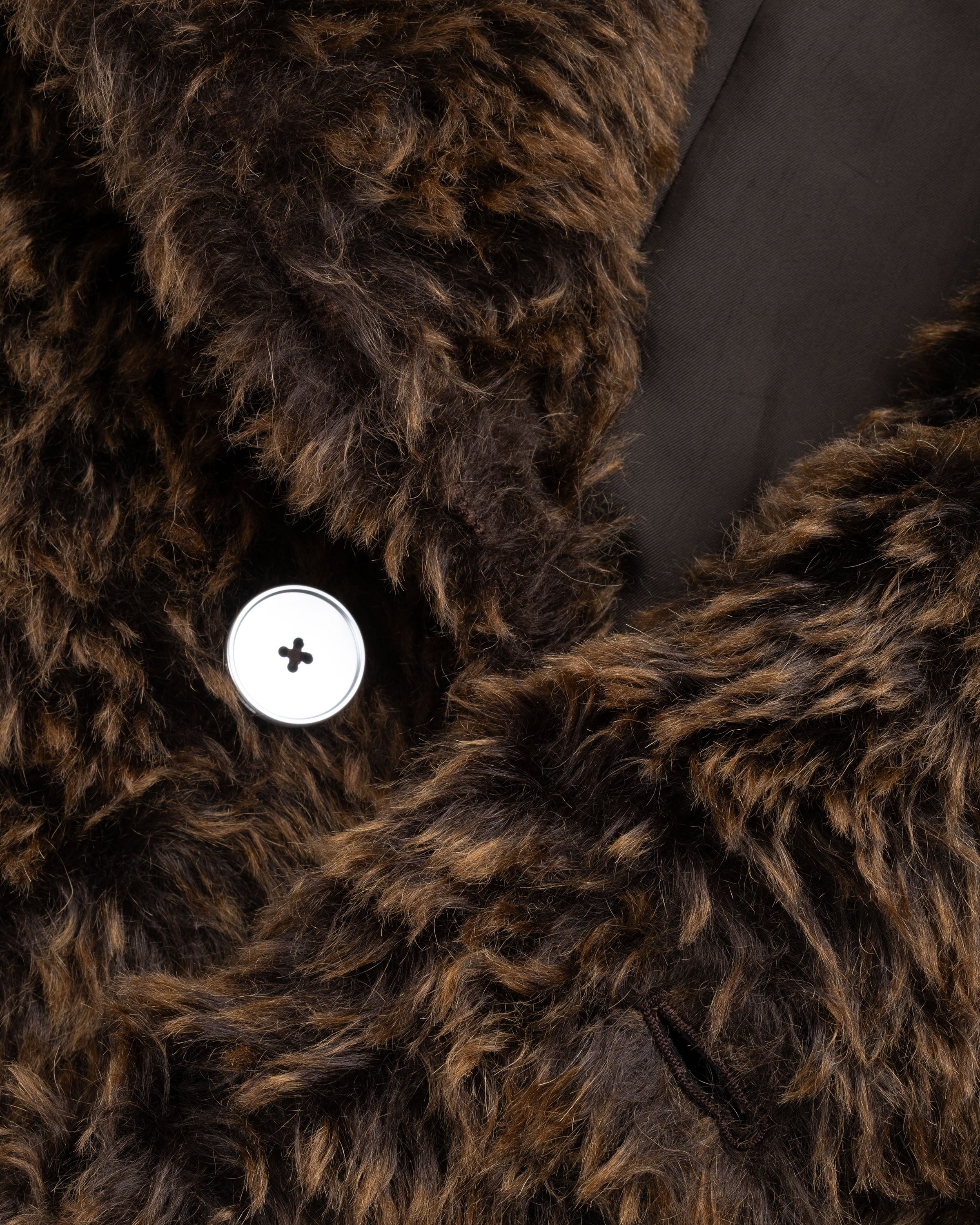 Jil Sander - Long Mohair Coat Brown - Clothing - Brown - Image 6